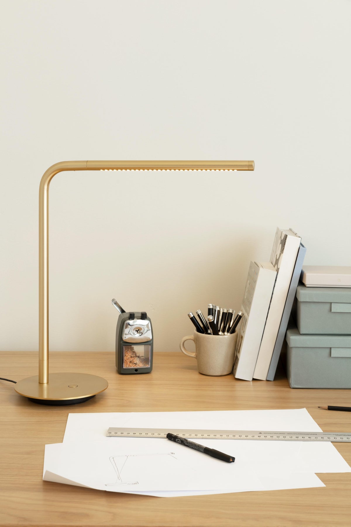 Gouden OMNI tafellamp