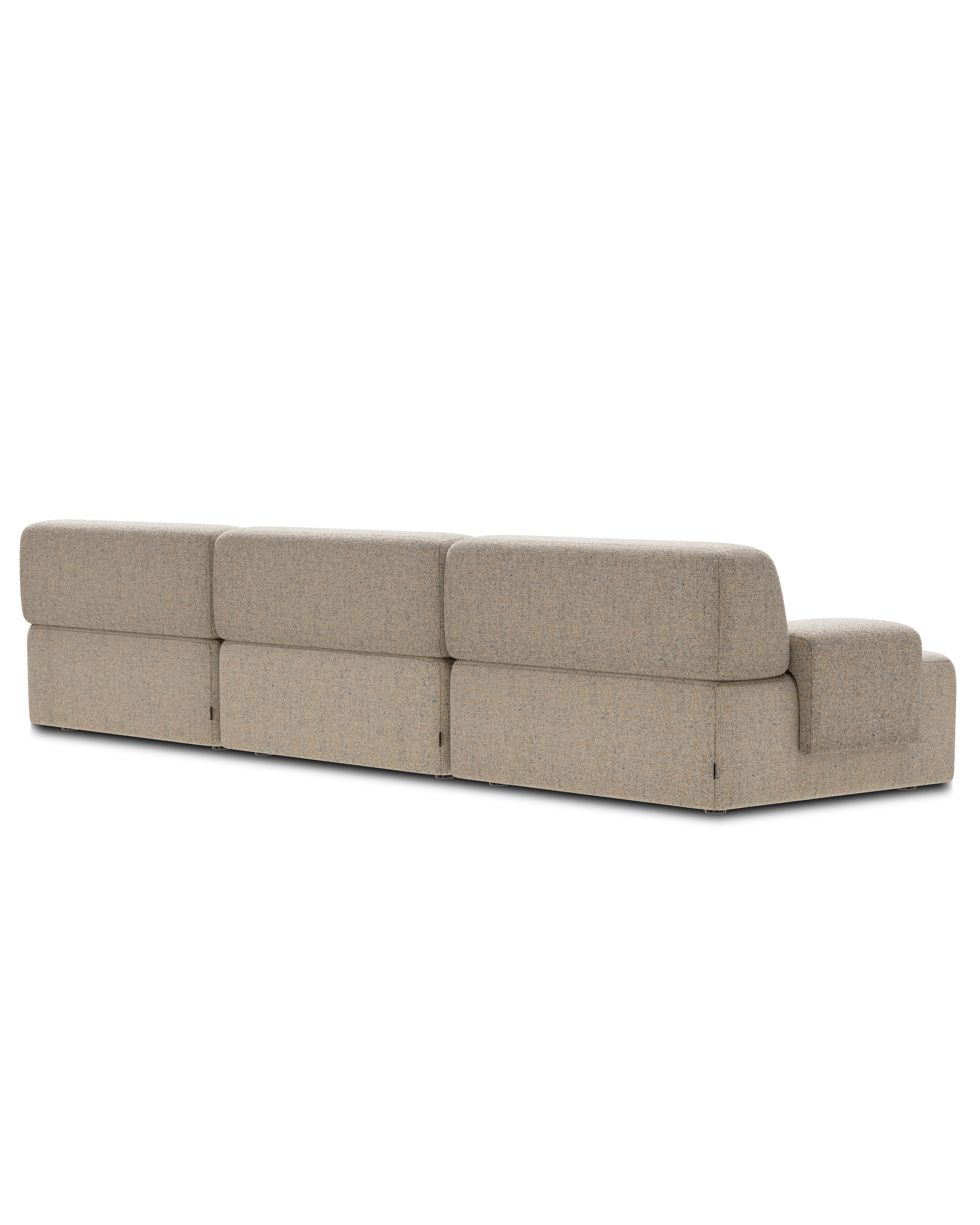Modularer 3-Sitzer UMI beige