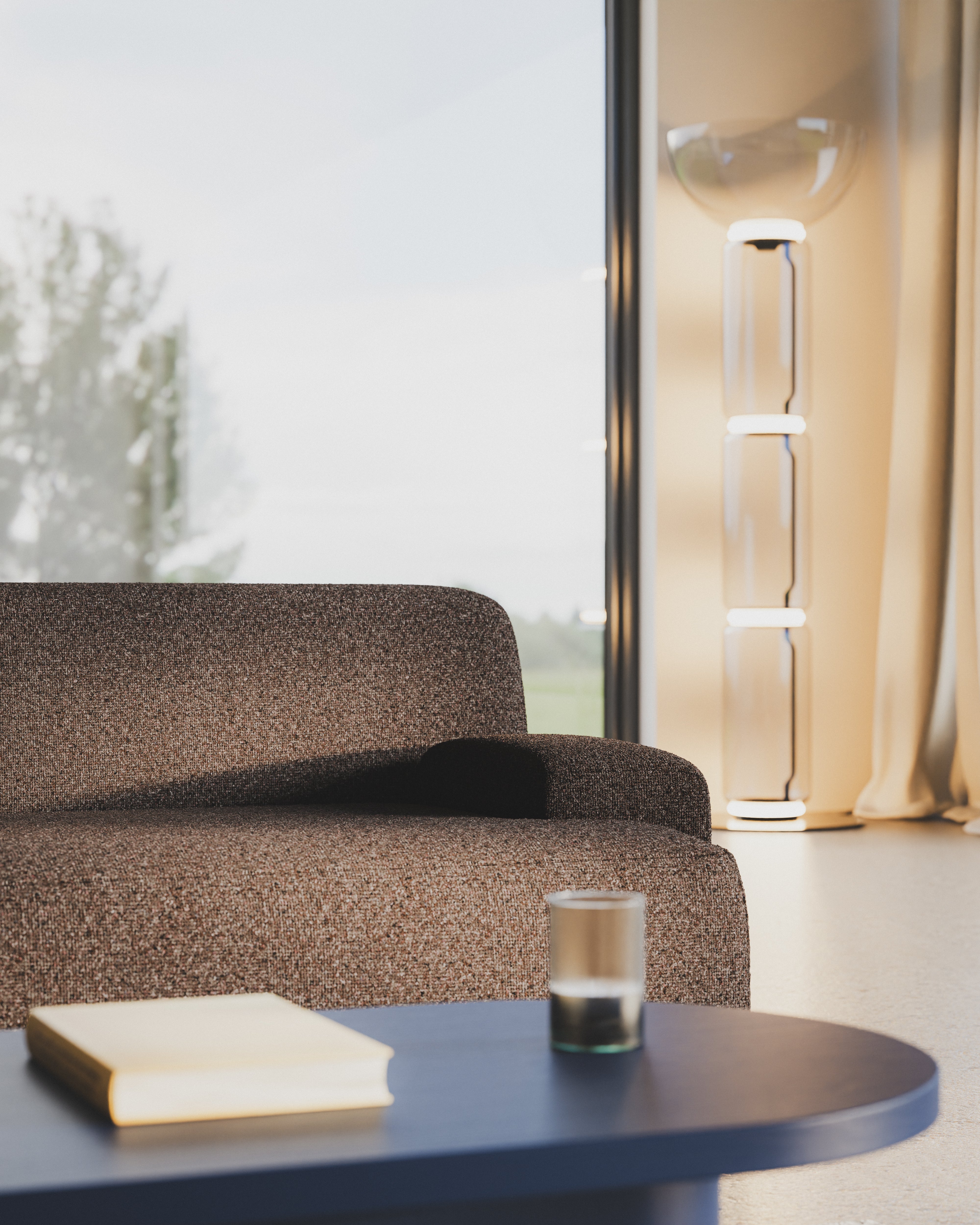 Open rechter modulebank UMI bruin