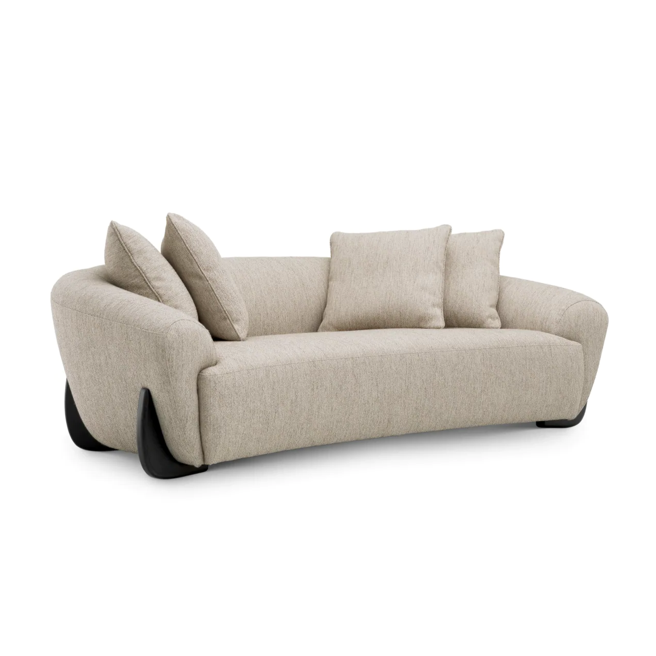 Sofa SIDERNO lichtgrijs