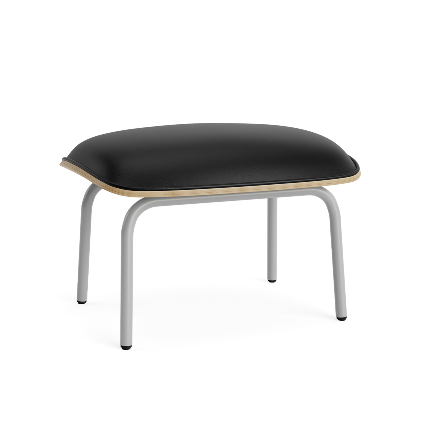 Voetensteun PAD eikenfineer met grijze basis