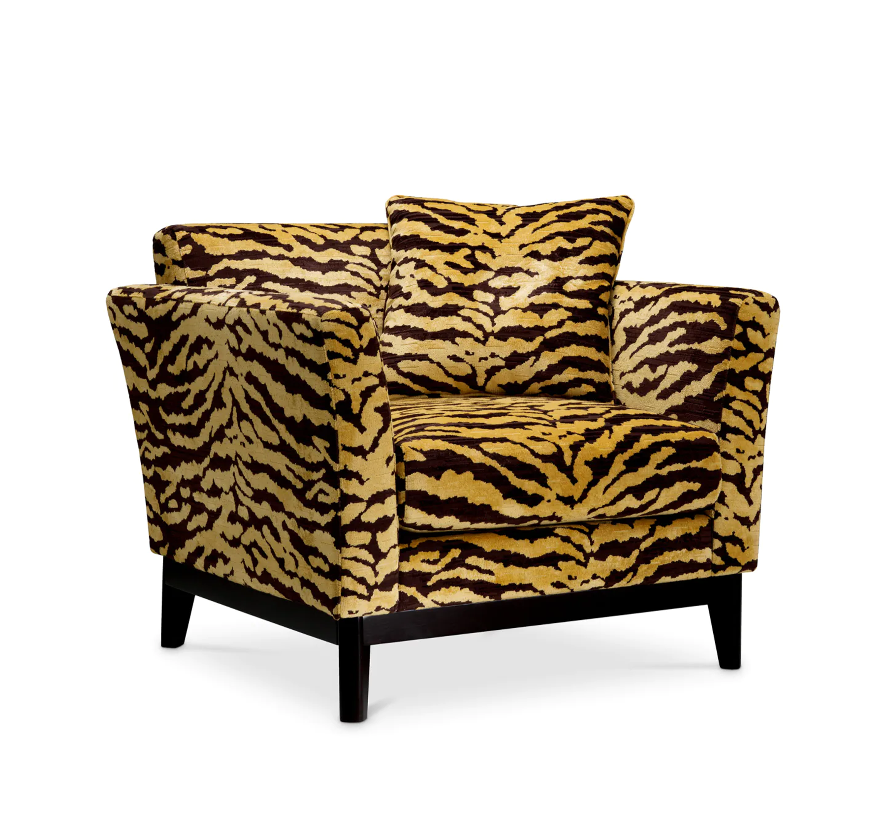 Fauteuil FLUX met dierenprint