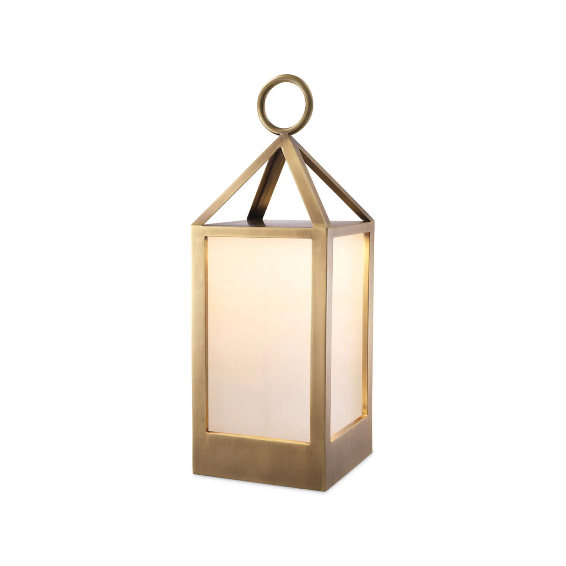 Draagbare lamp RISERVA antiek goud