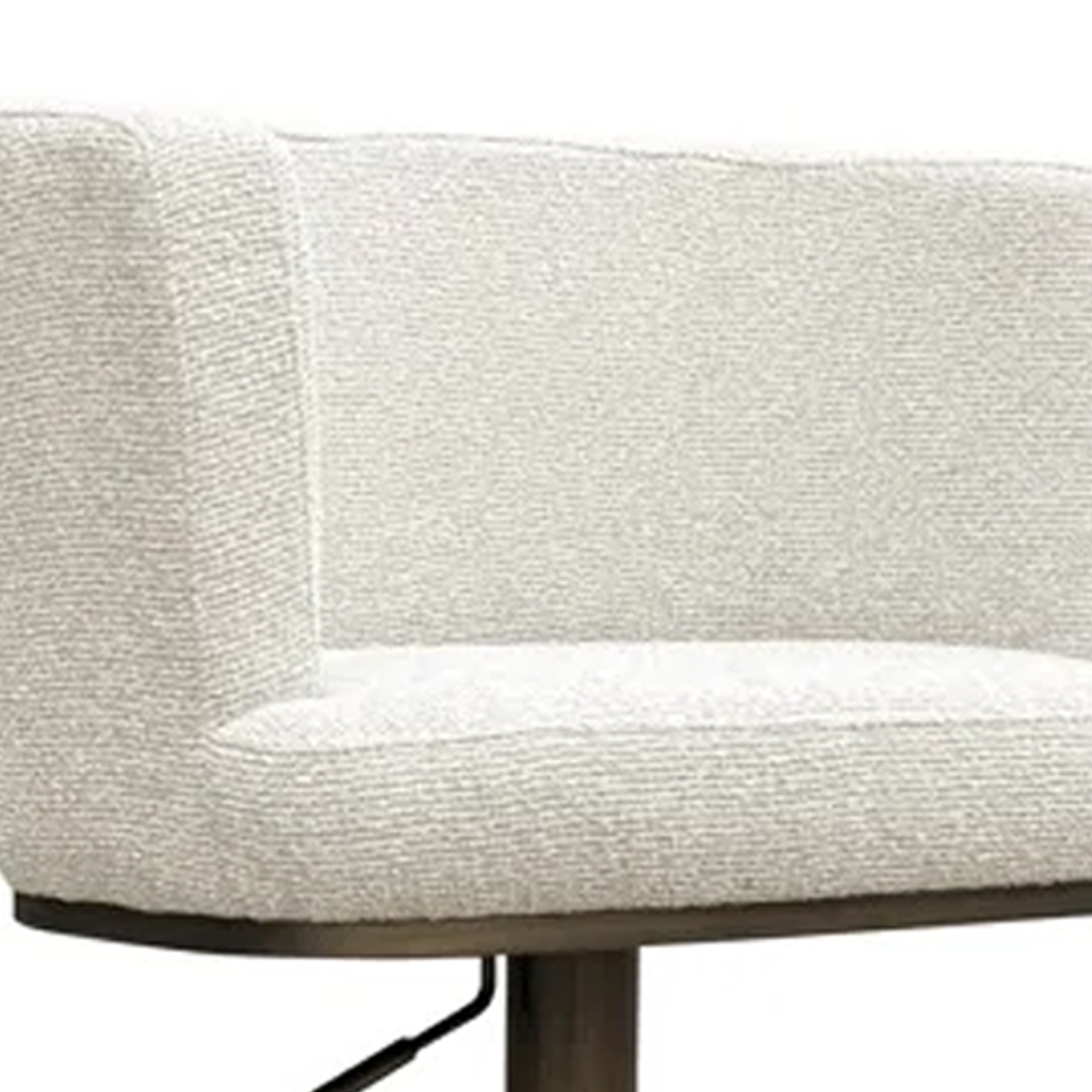 Barkruk CHEYENNE beige met antiek goud