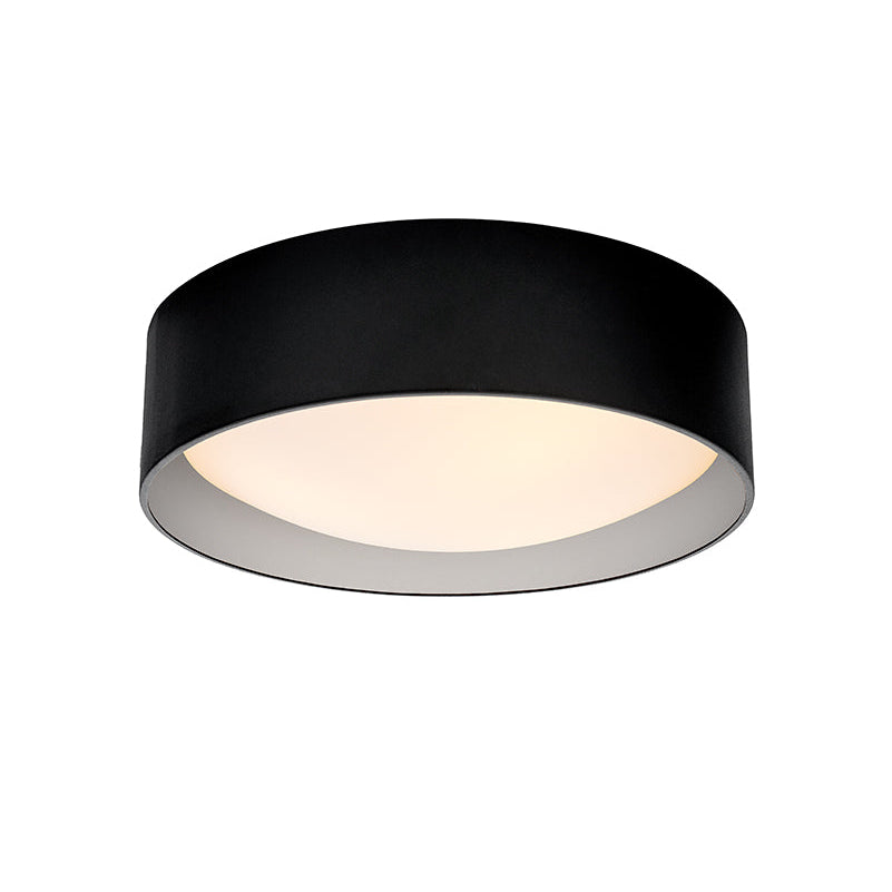 Plafond VERO zwart met zilveren midden