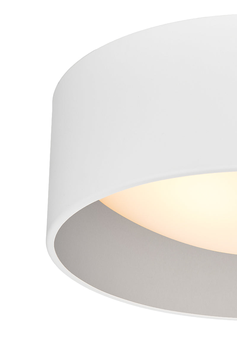 Plafond VERO wit met zilveren midden