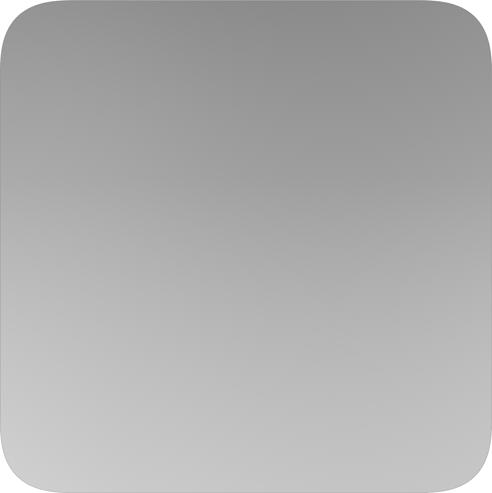 Quadratspiegel Vala -Rahmen aus dunklem Eichenfurnier