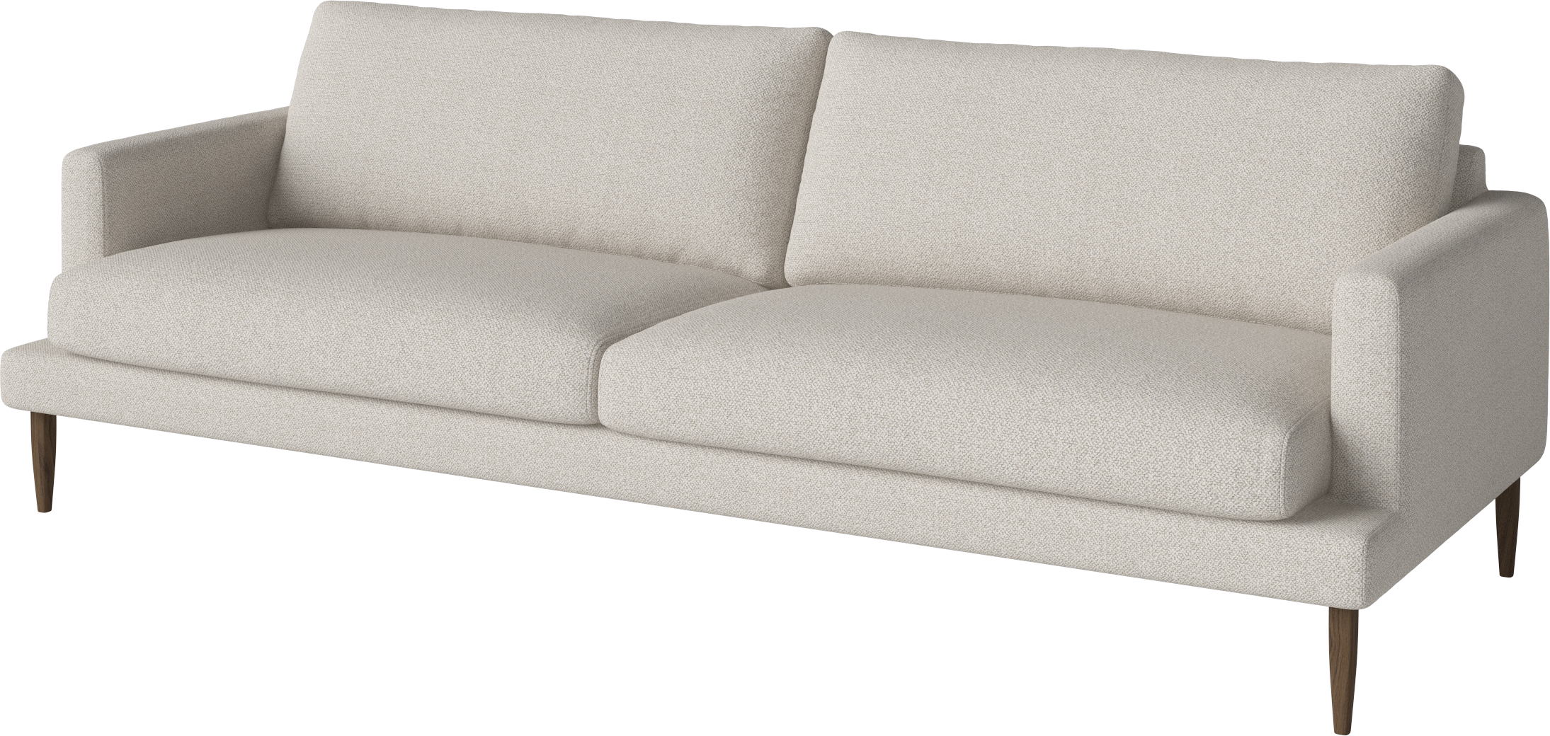 Vened 3-Personen-Sofa dunkler Basis