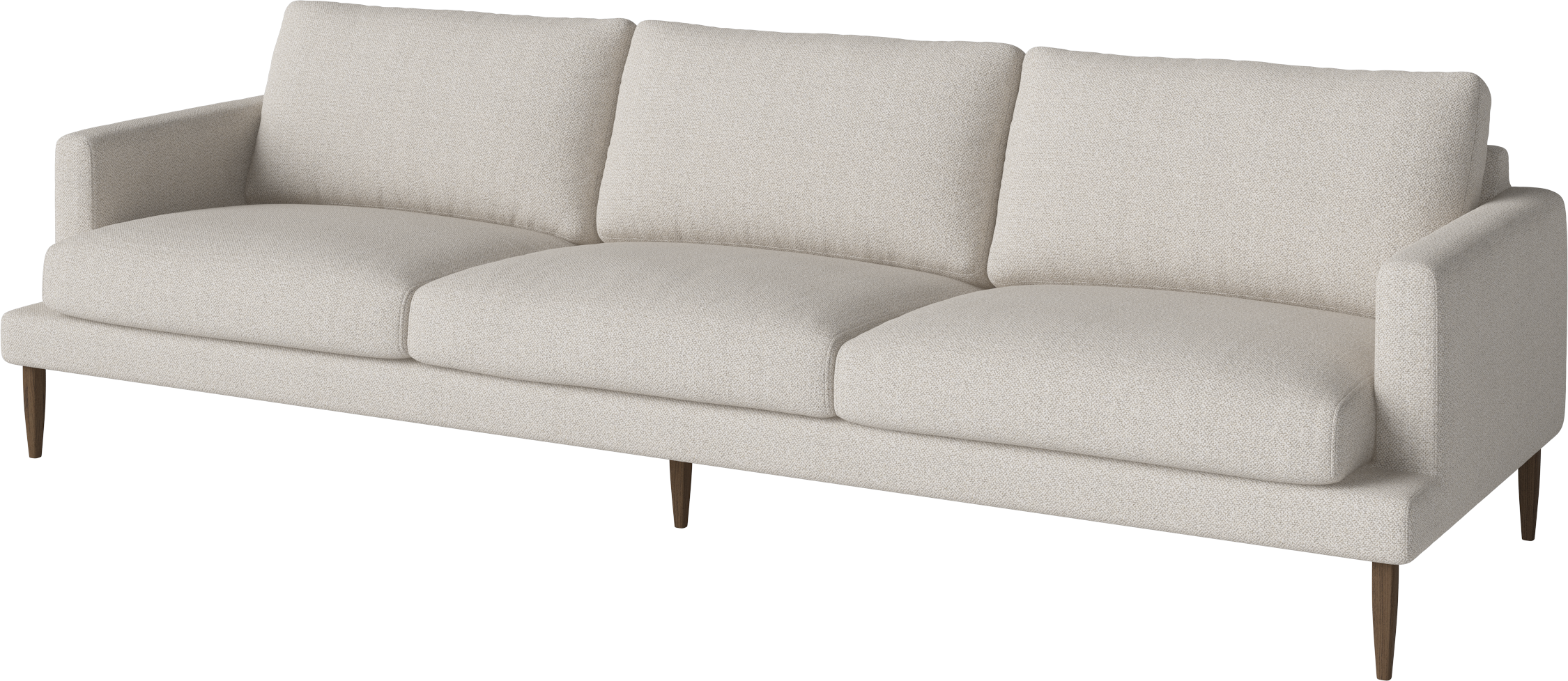 Sofa 4-persoons VENEDA SLIM donkere basis
