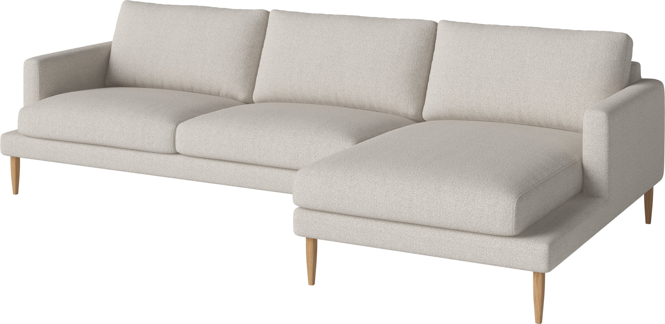 Rechts -Hand Eck Veneda Slim Eiche Basis