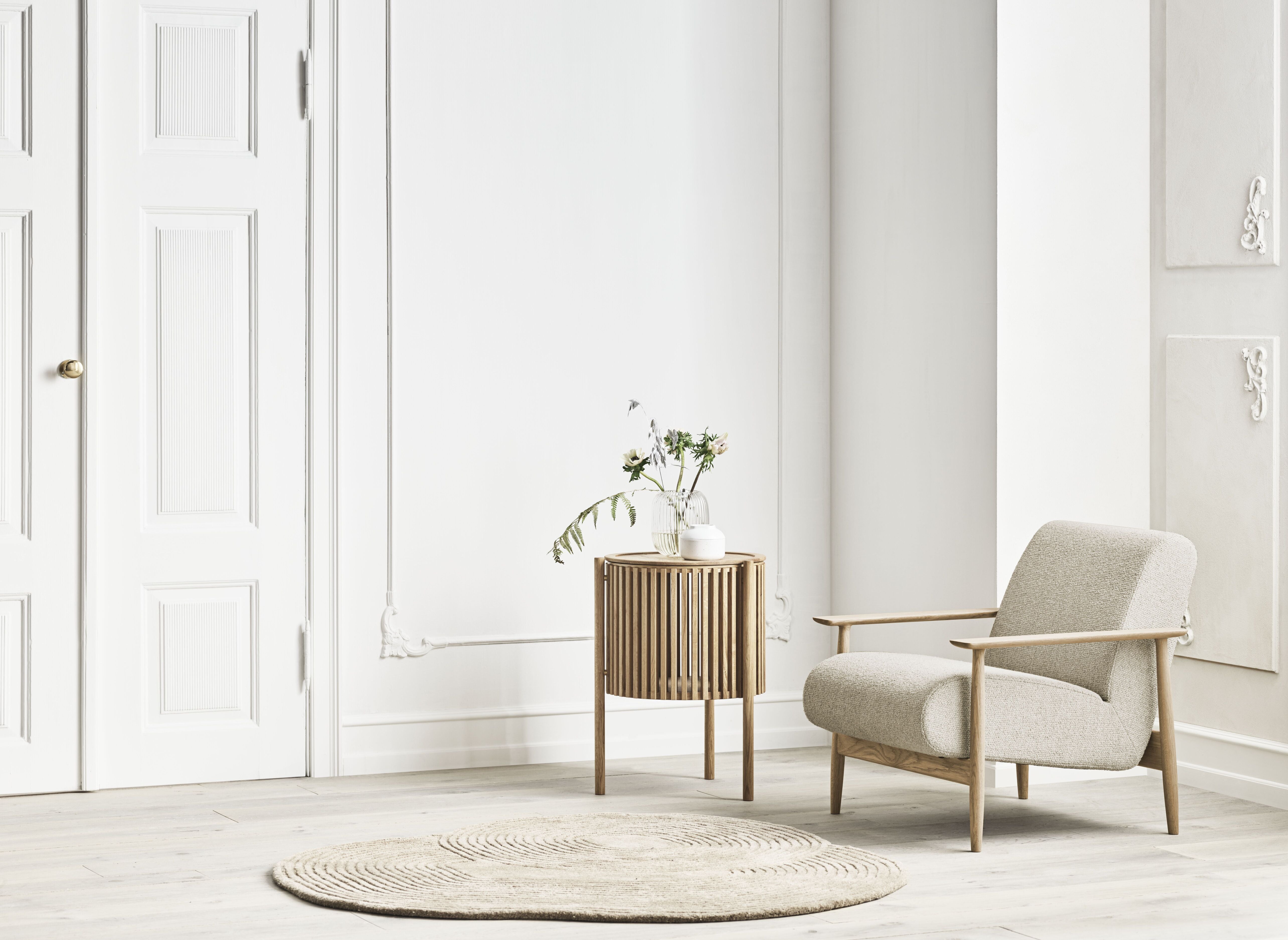 Zijtafel STORY gebleekt eikenhout