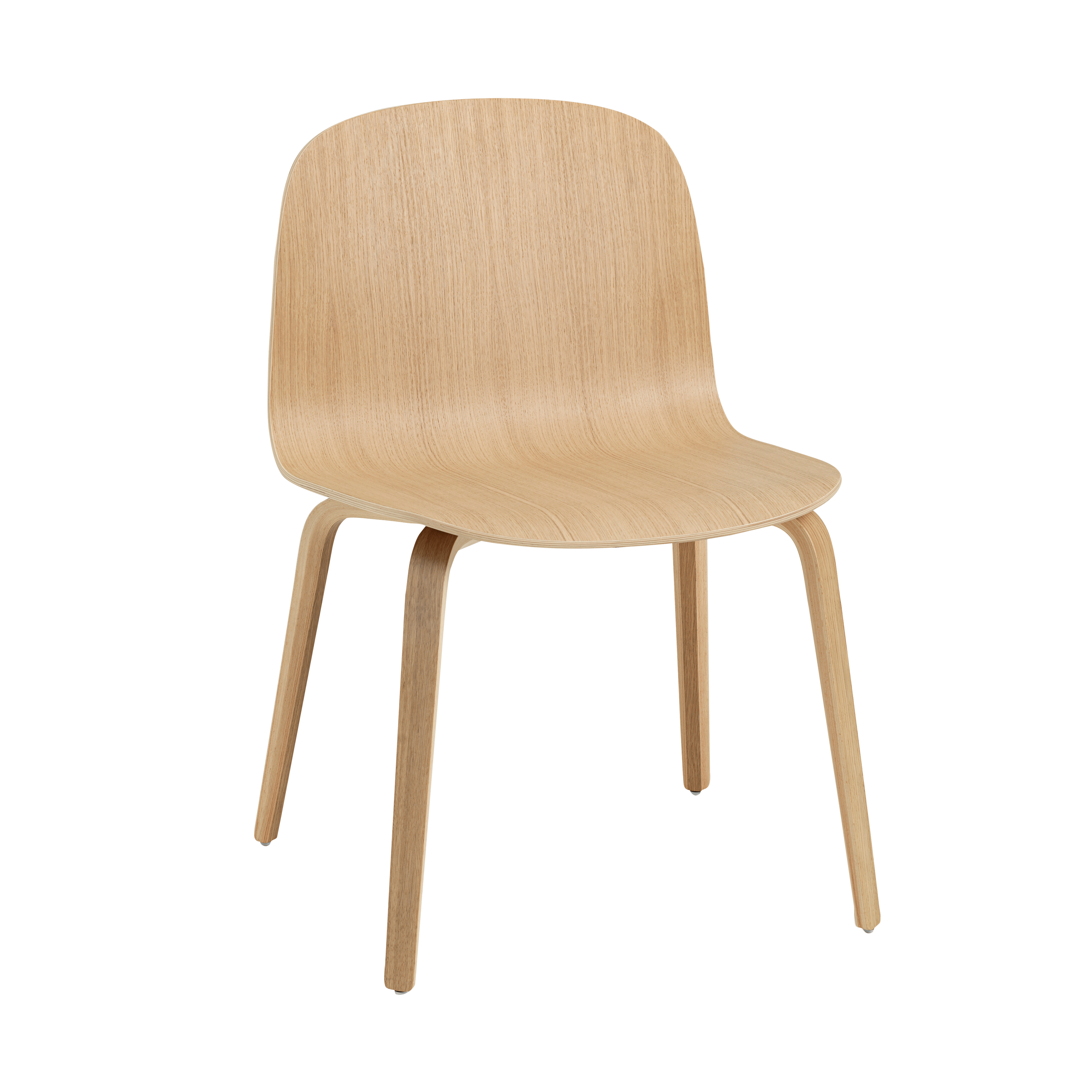 VISU WIDE Chair Customized with Veneered Seat