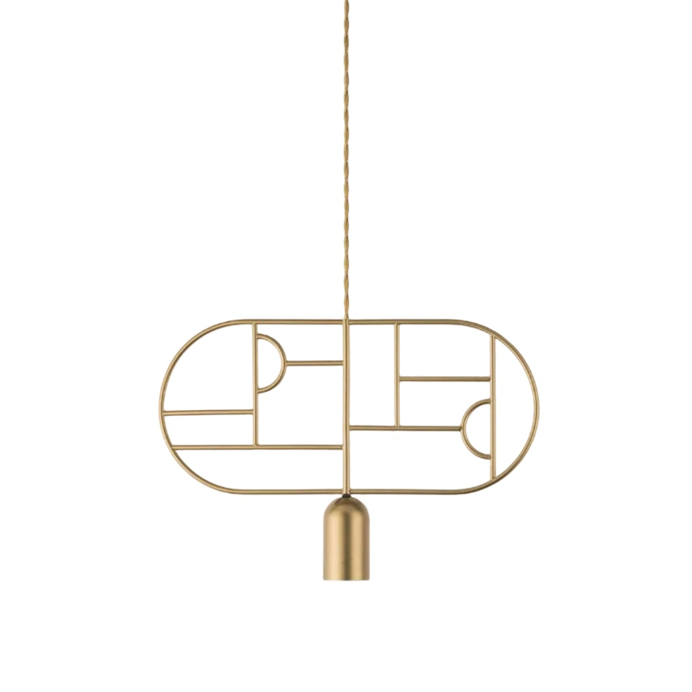 WOODEN DOTS WD03 Brass Pendant Lamp