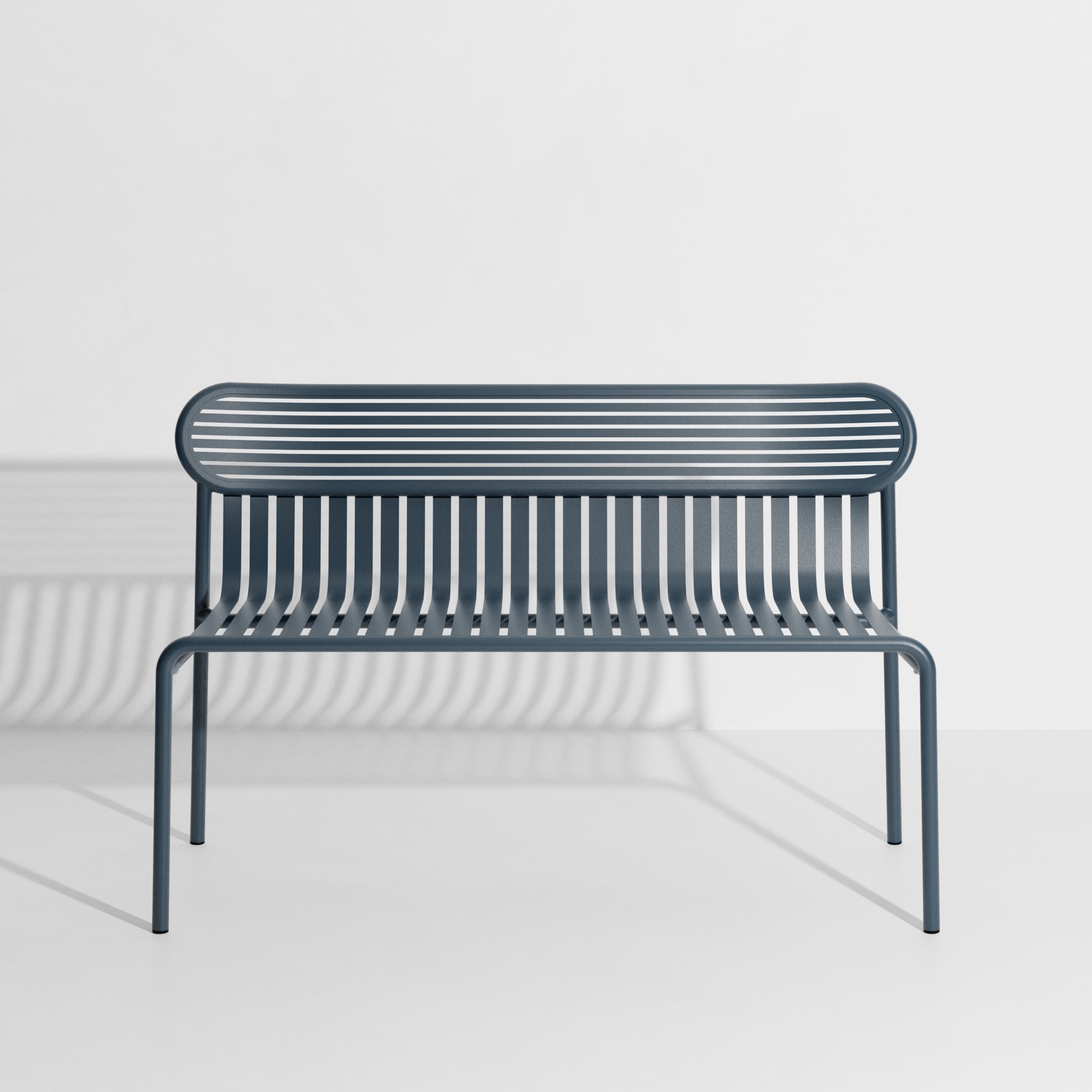 Tuinbank met rugleuning WEEK-END grijsblauw
