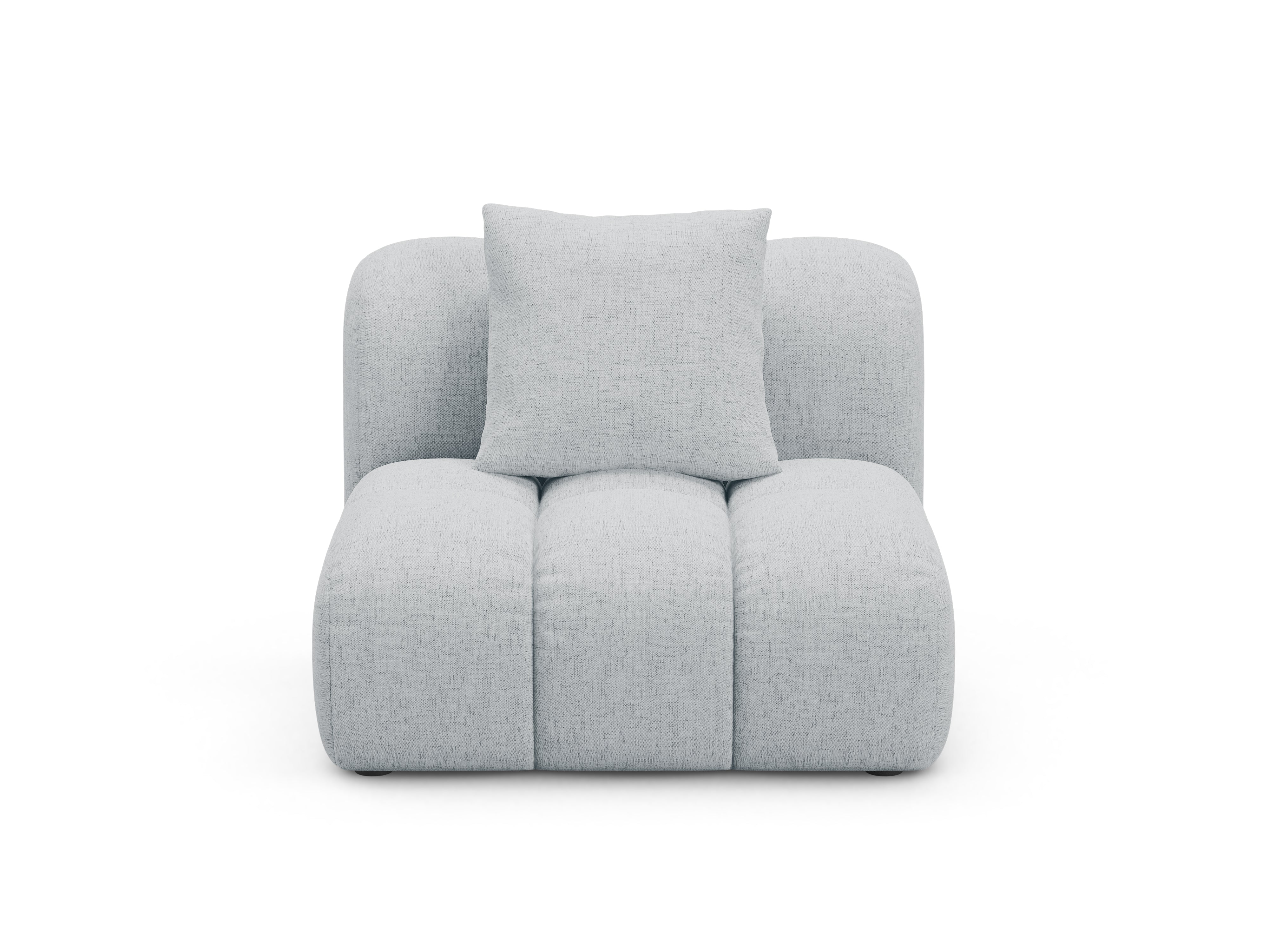 Sessel / Modul ASTRO hellgraues Chenille