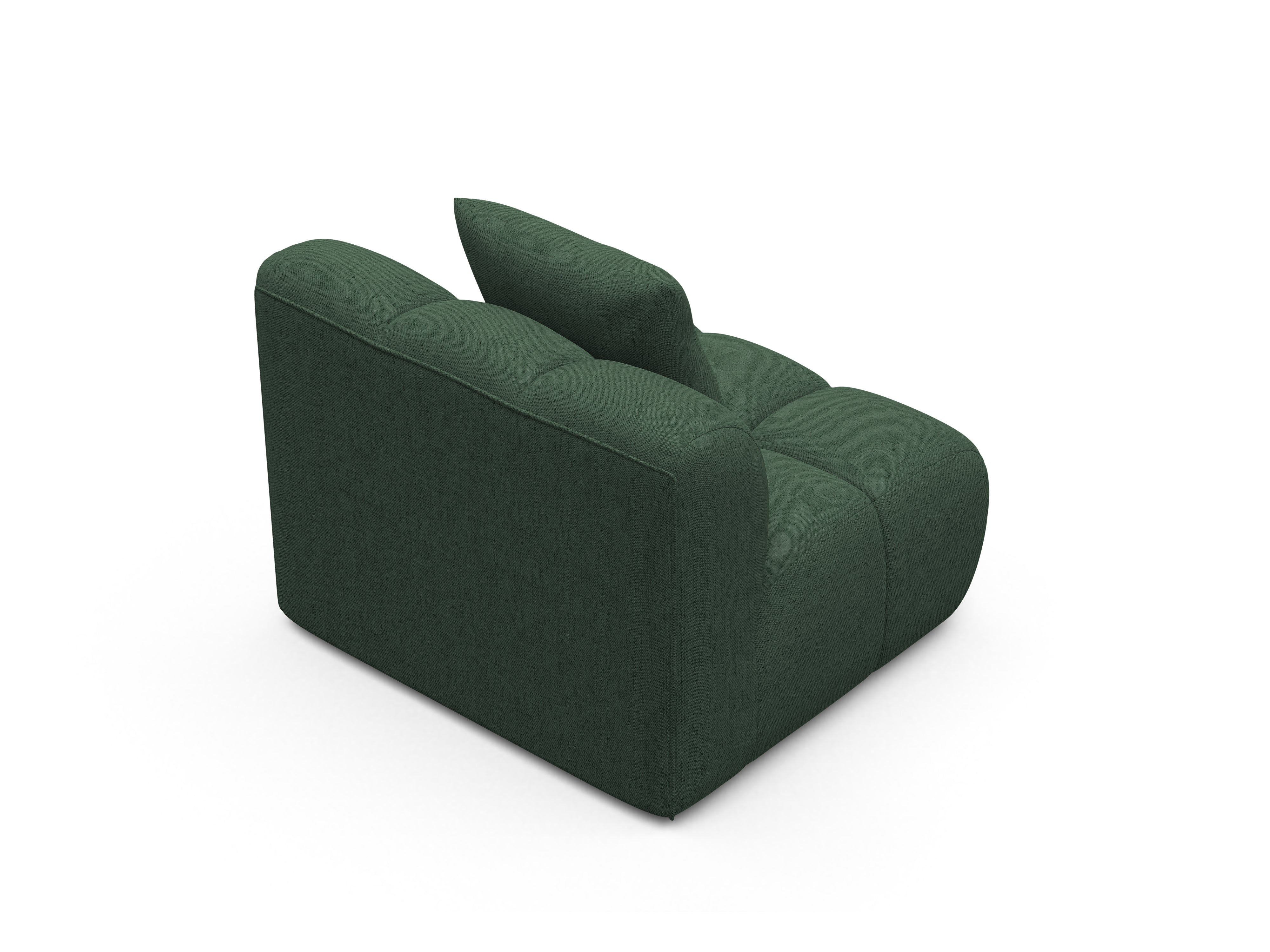 Astro Armchair / Module in Sea Green Chenille