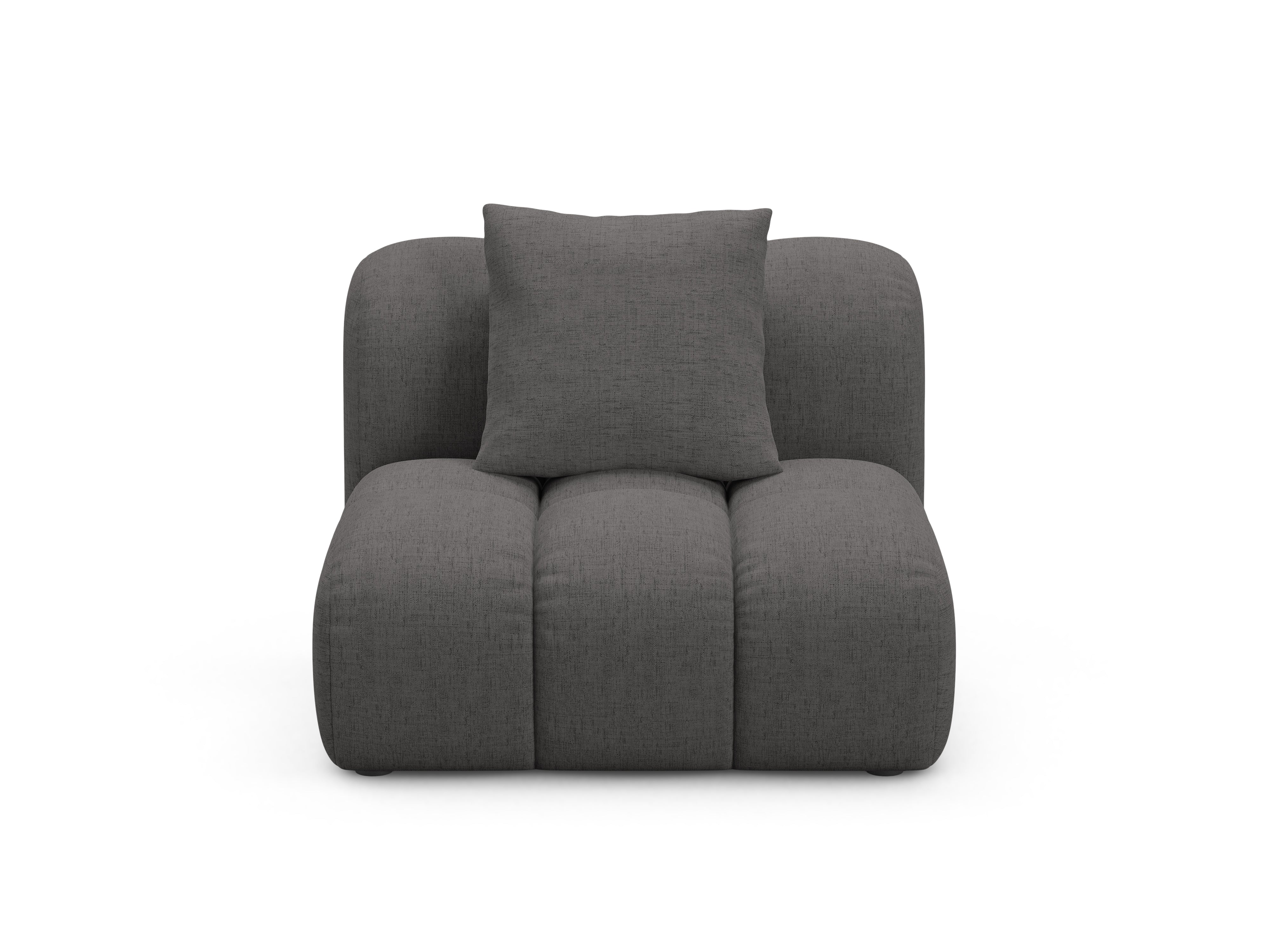 Sessel / Modul ASTRO graues Chenille