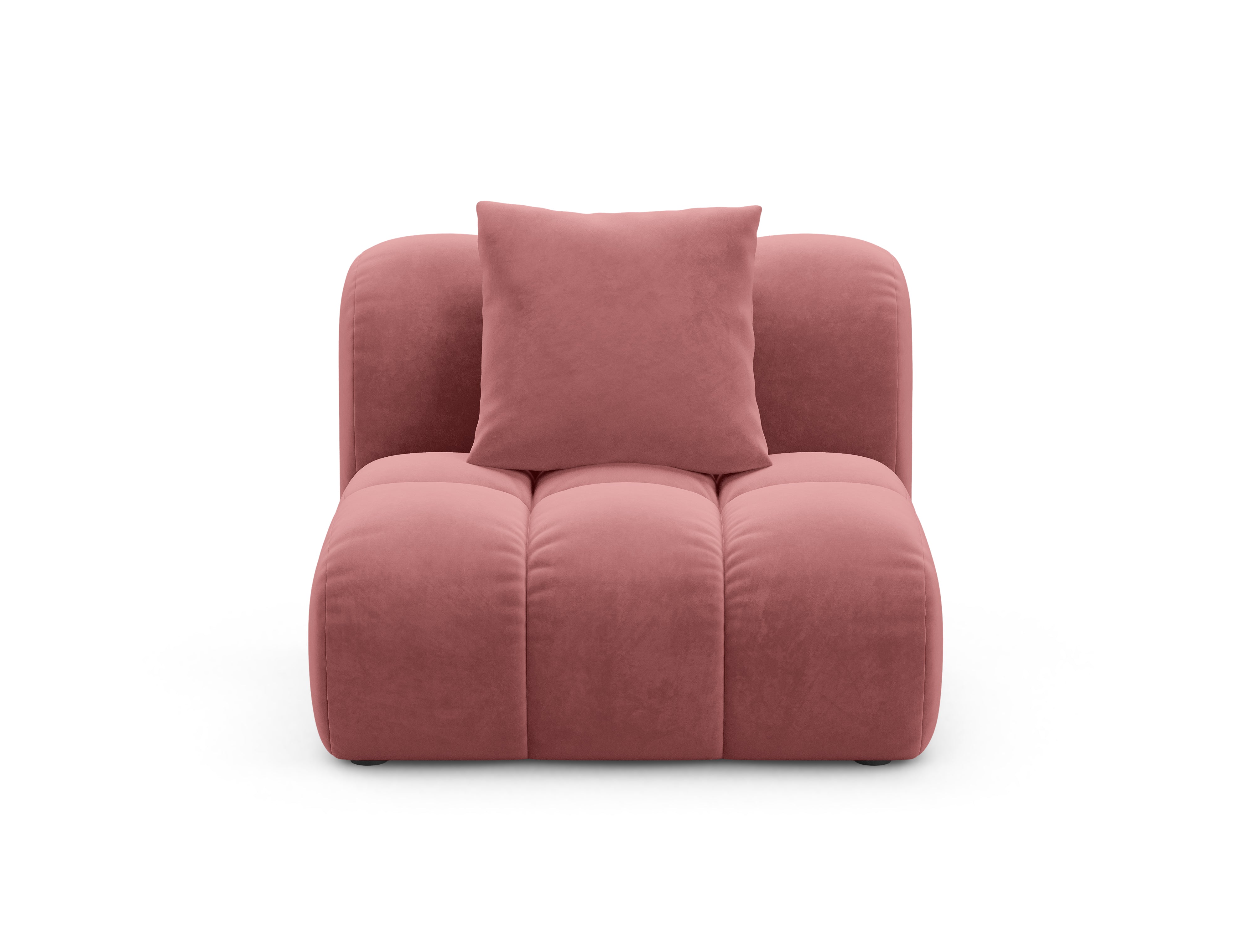 Fauteuil / fluwelen module ASTRO roze