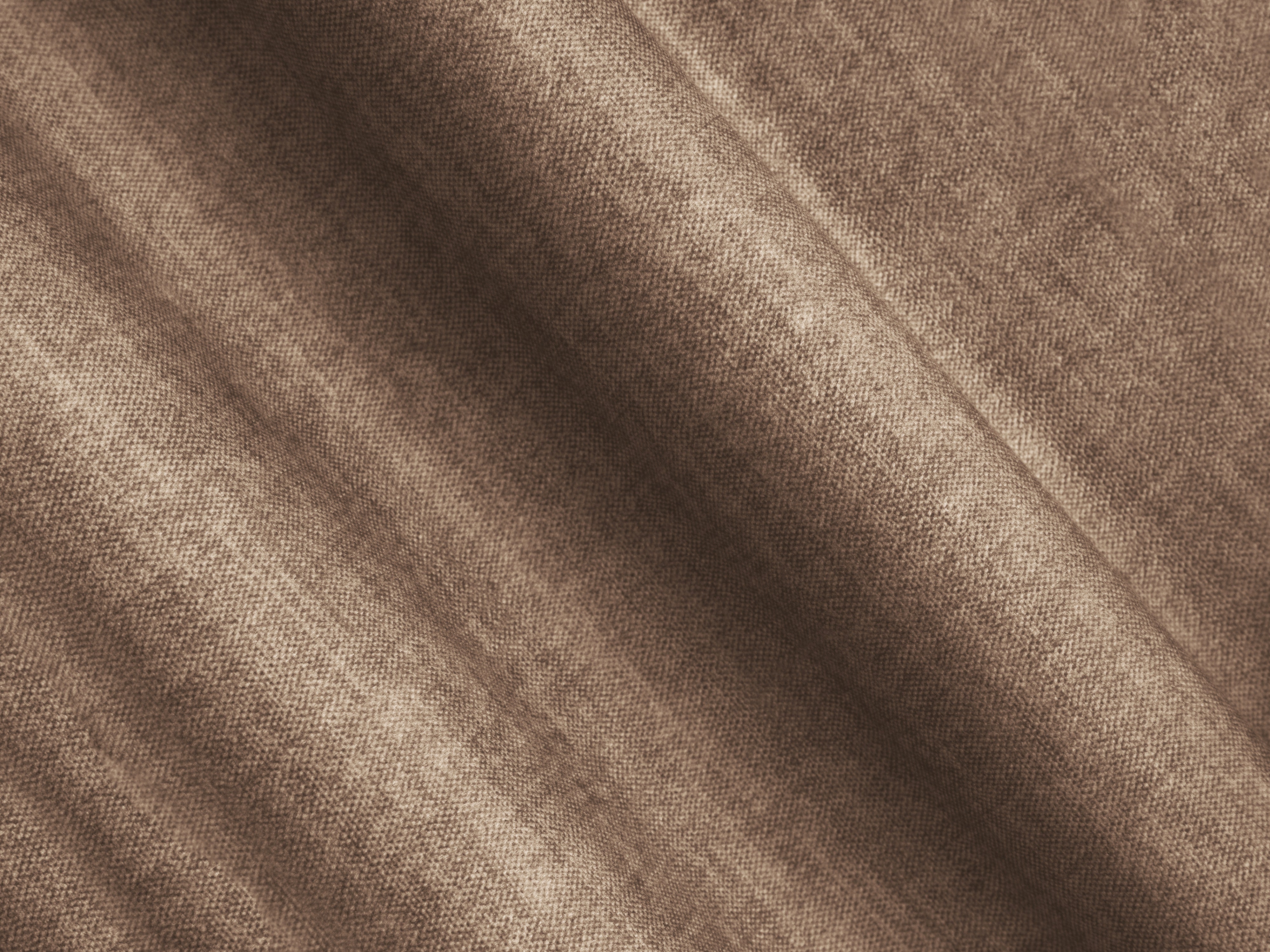 Sofa aus Samt 2-sitzig ROGER dunkelbeige