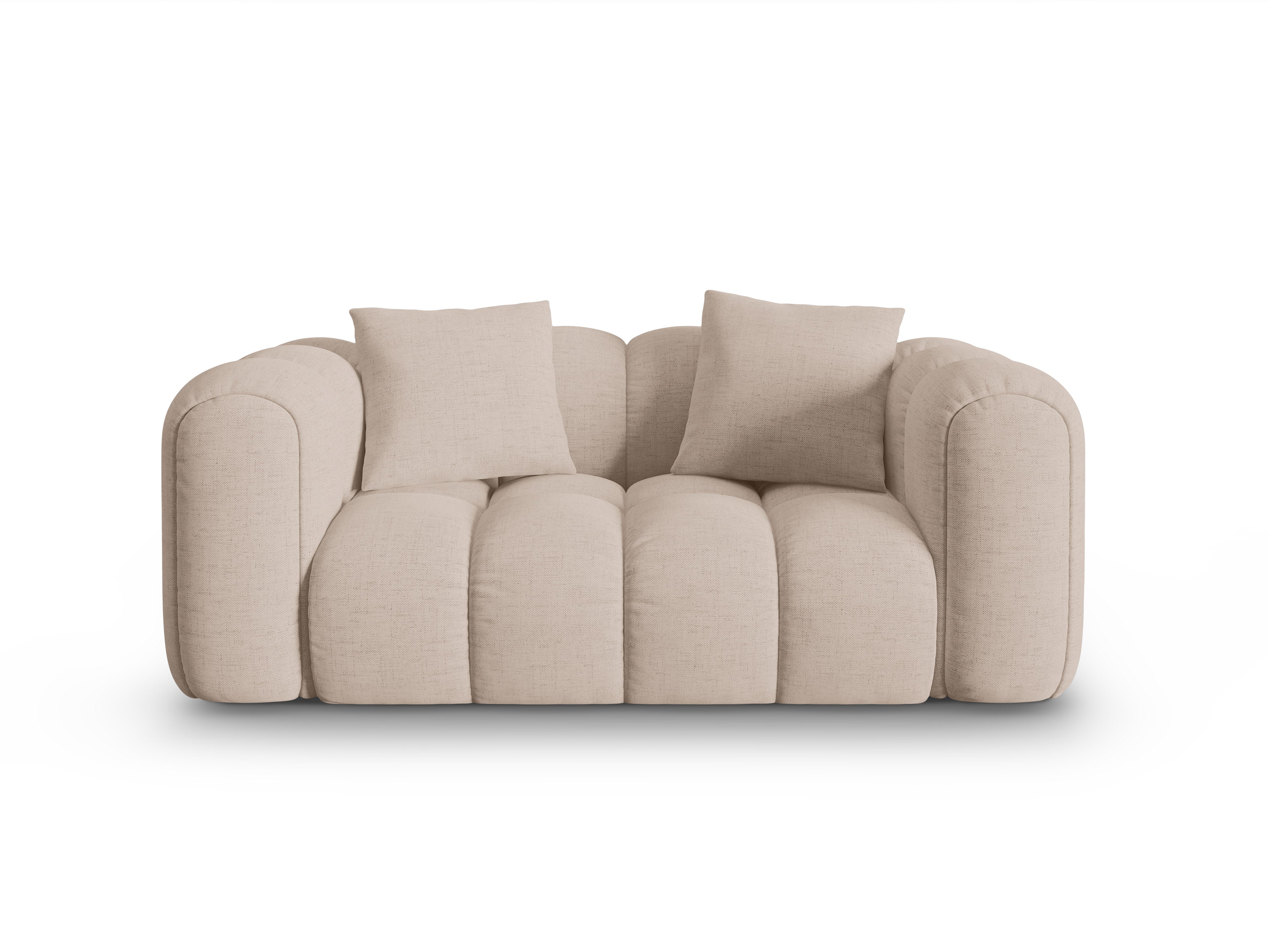 2-seater Sofa ASTRO cappuccino chenille