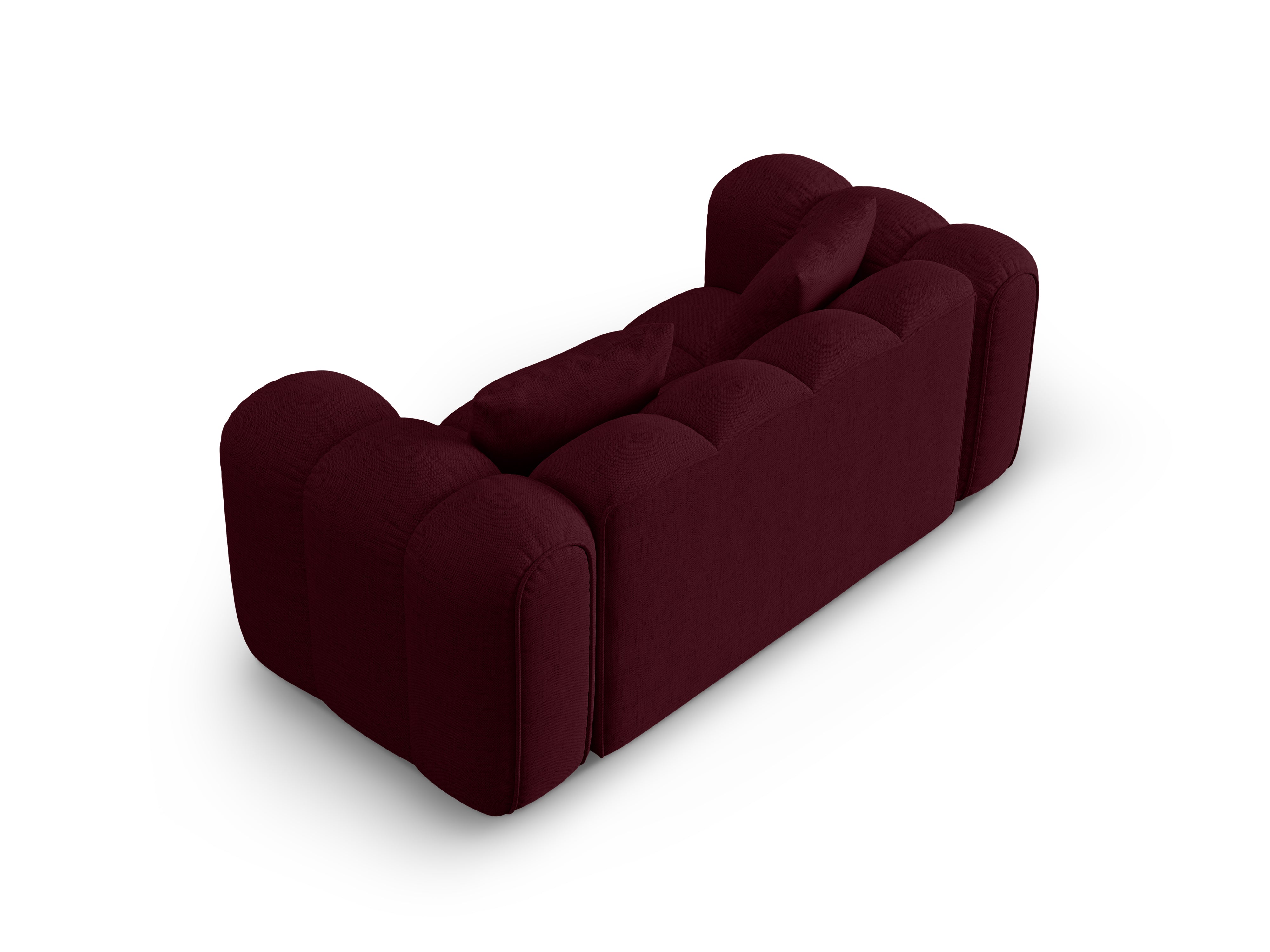Sofa 2-zits ASTRO bordeaux szenil