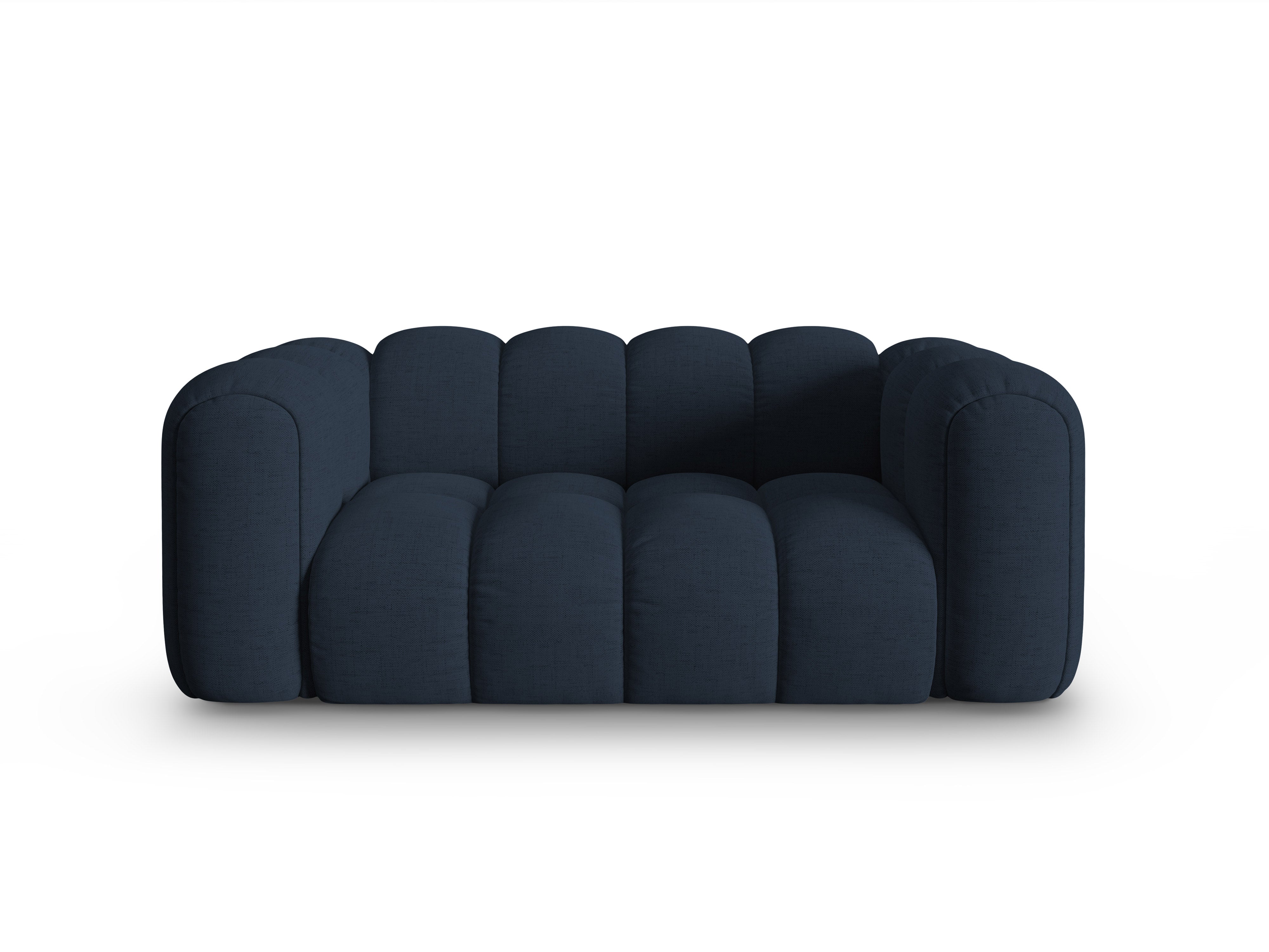 Sofa 2-zits ASTRO koninklijk marineblauw chenille