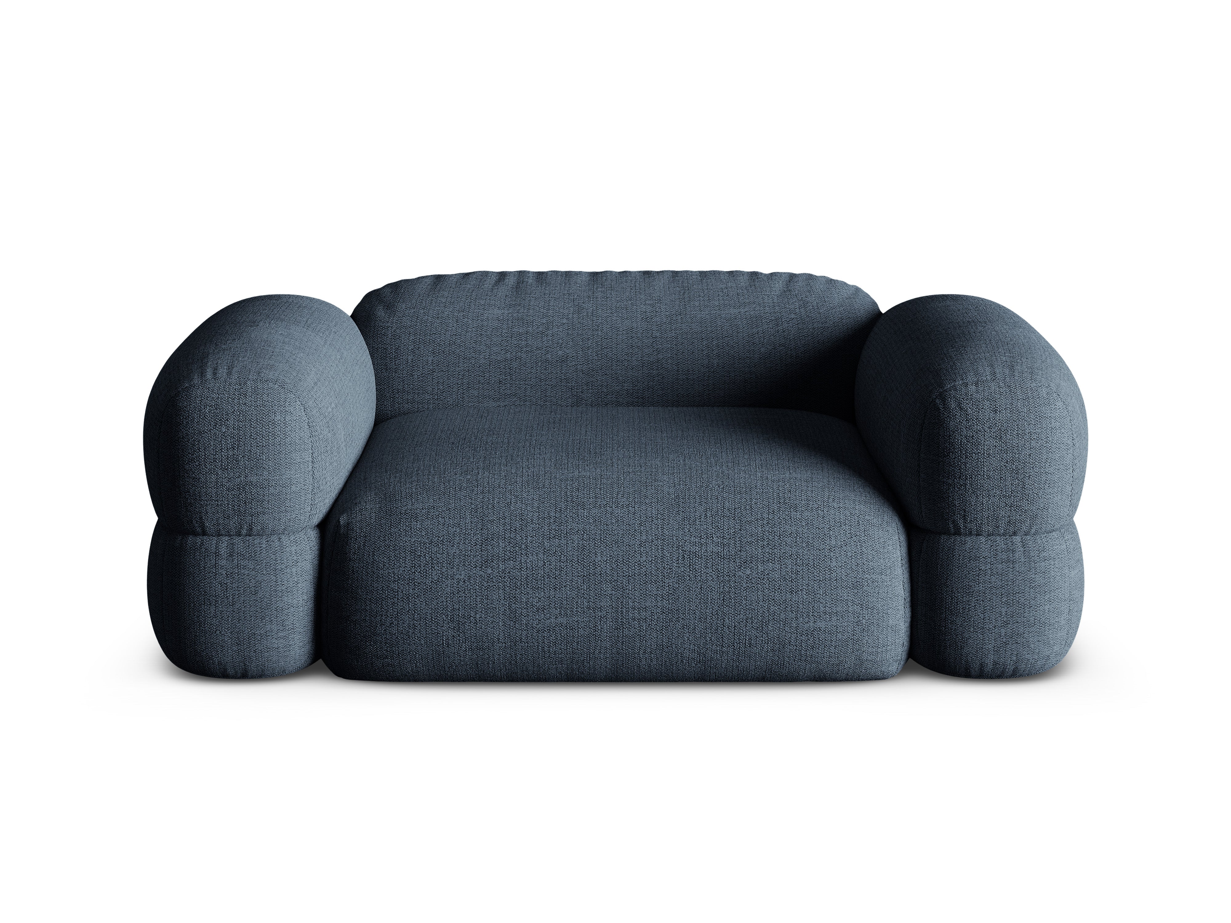 Sofa 2-zits ROGER donkerblauw chenille
