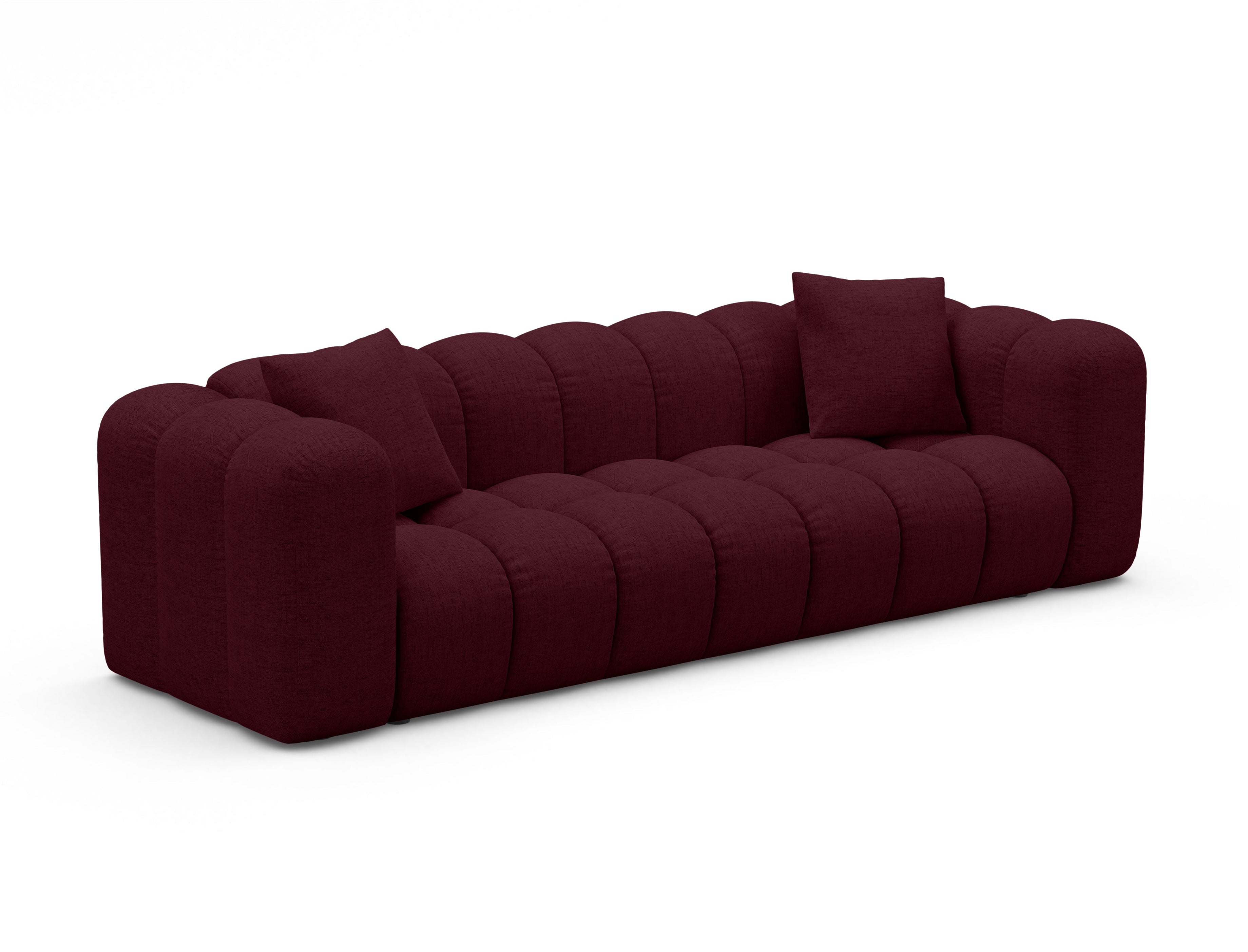 Sofa met slaapfunctie ASTRO bordeauxschenil