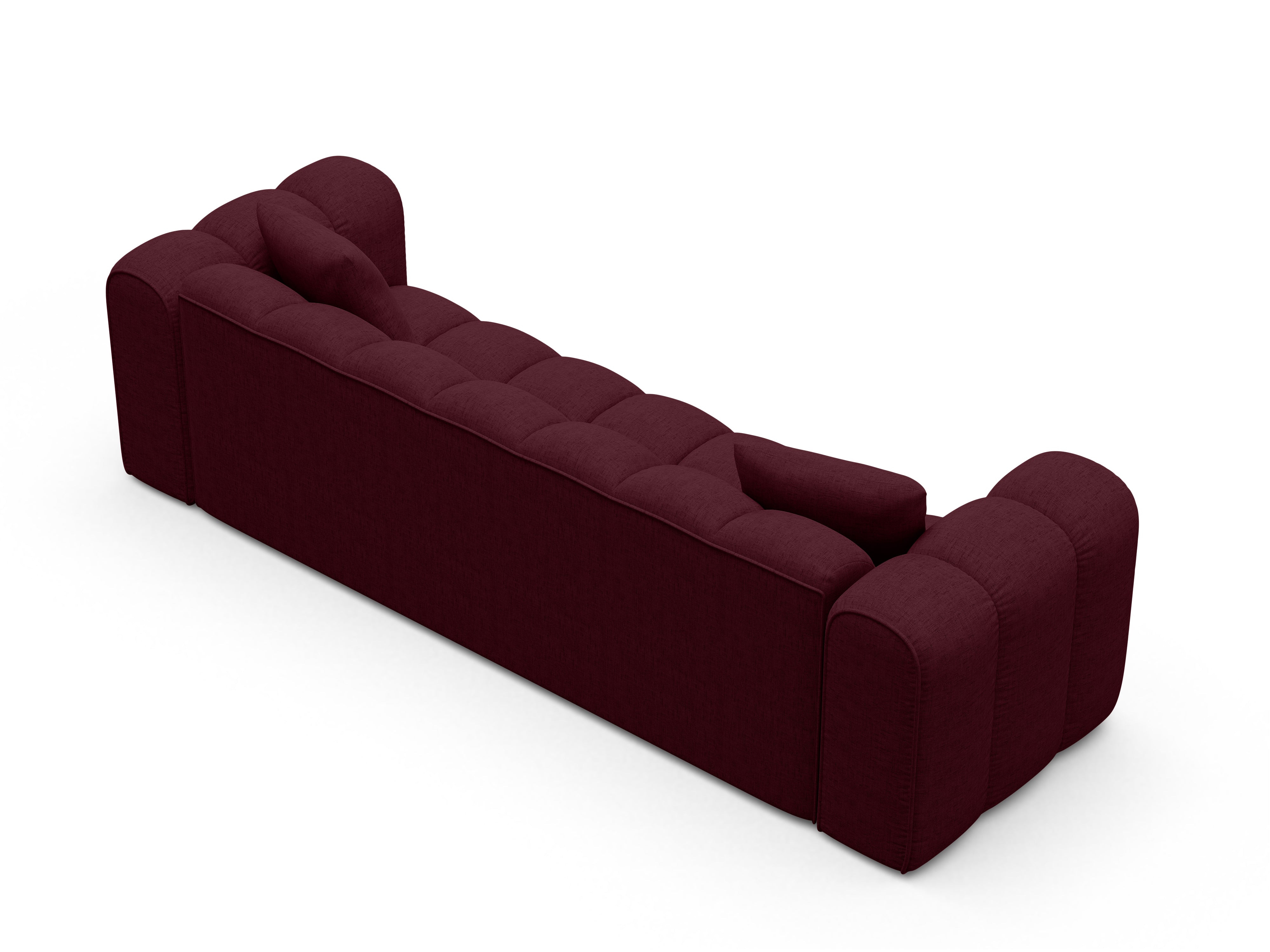 Sofa met slaapfunctie ASTRO bordeauxschenil