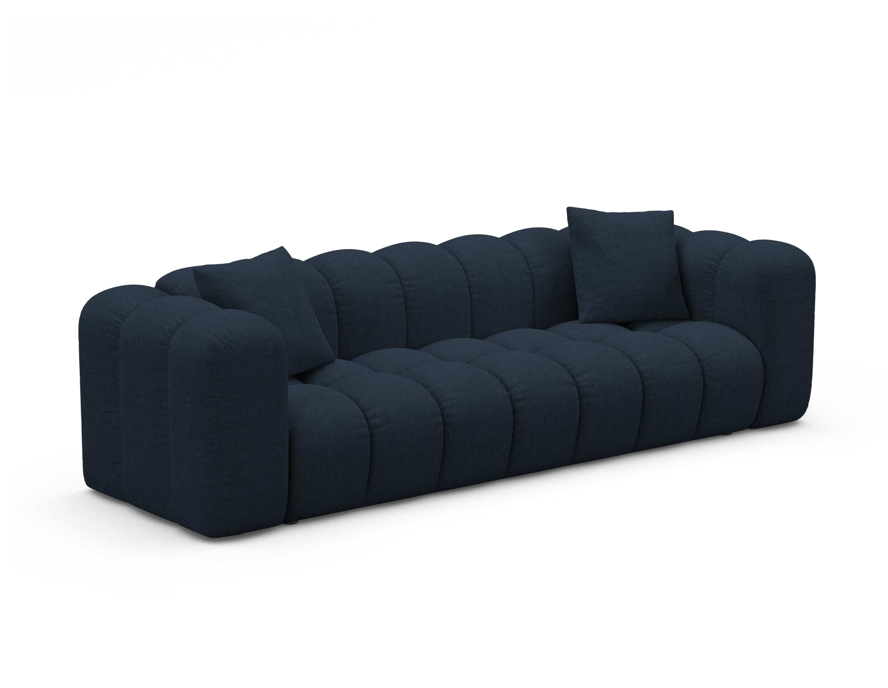Sofa mit Schlaffunktion ASTRO königsblaues Chenille