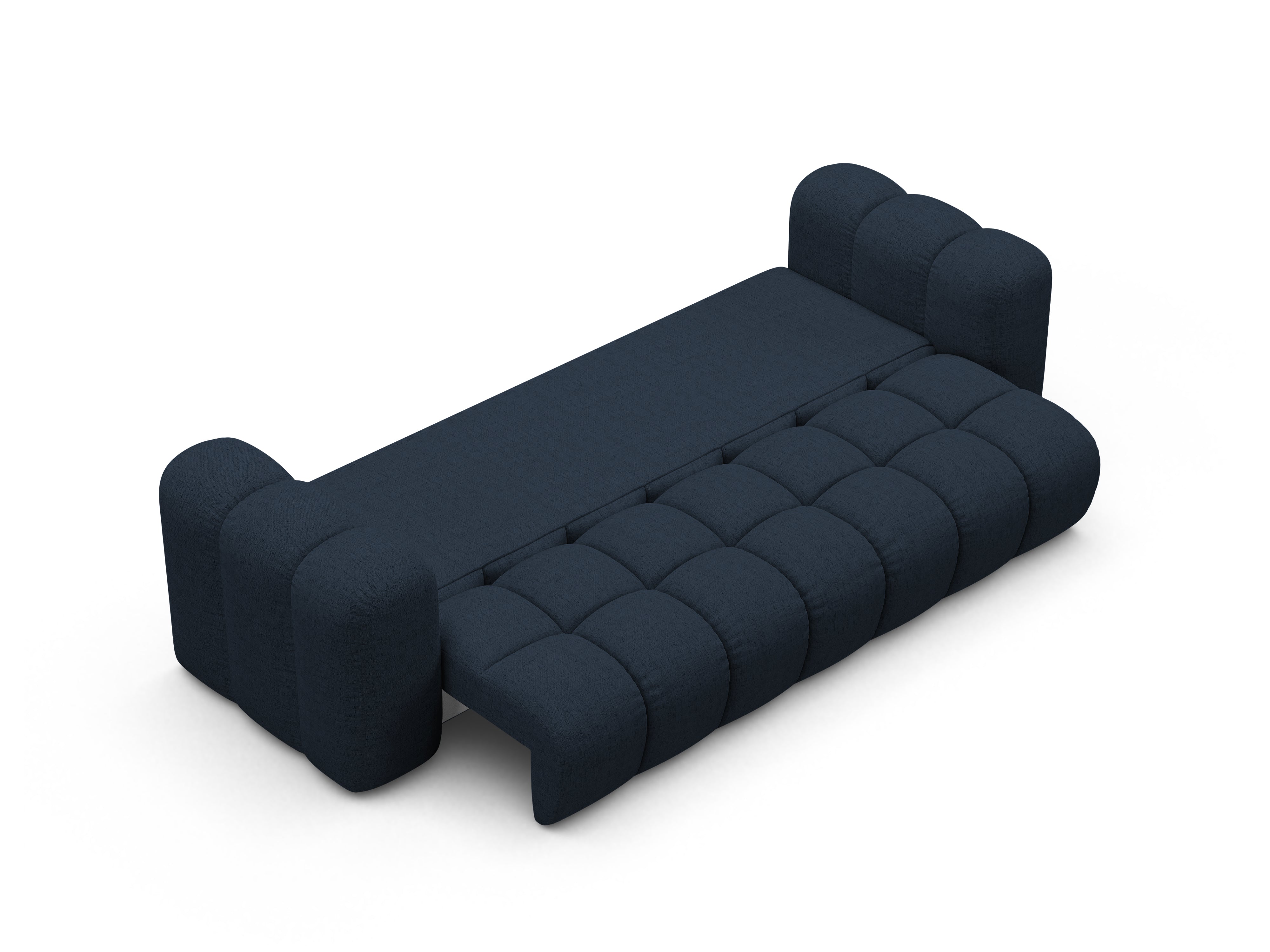 Sofa mit Schlaffunktion ASTRO königsblaues Chenille