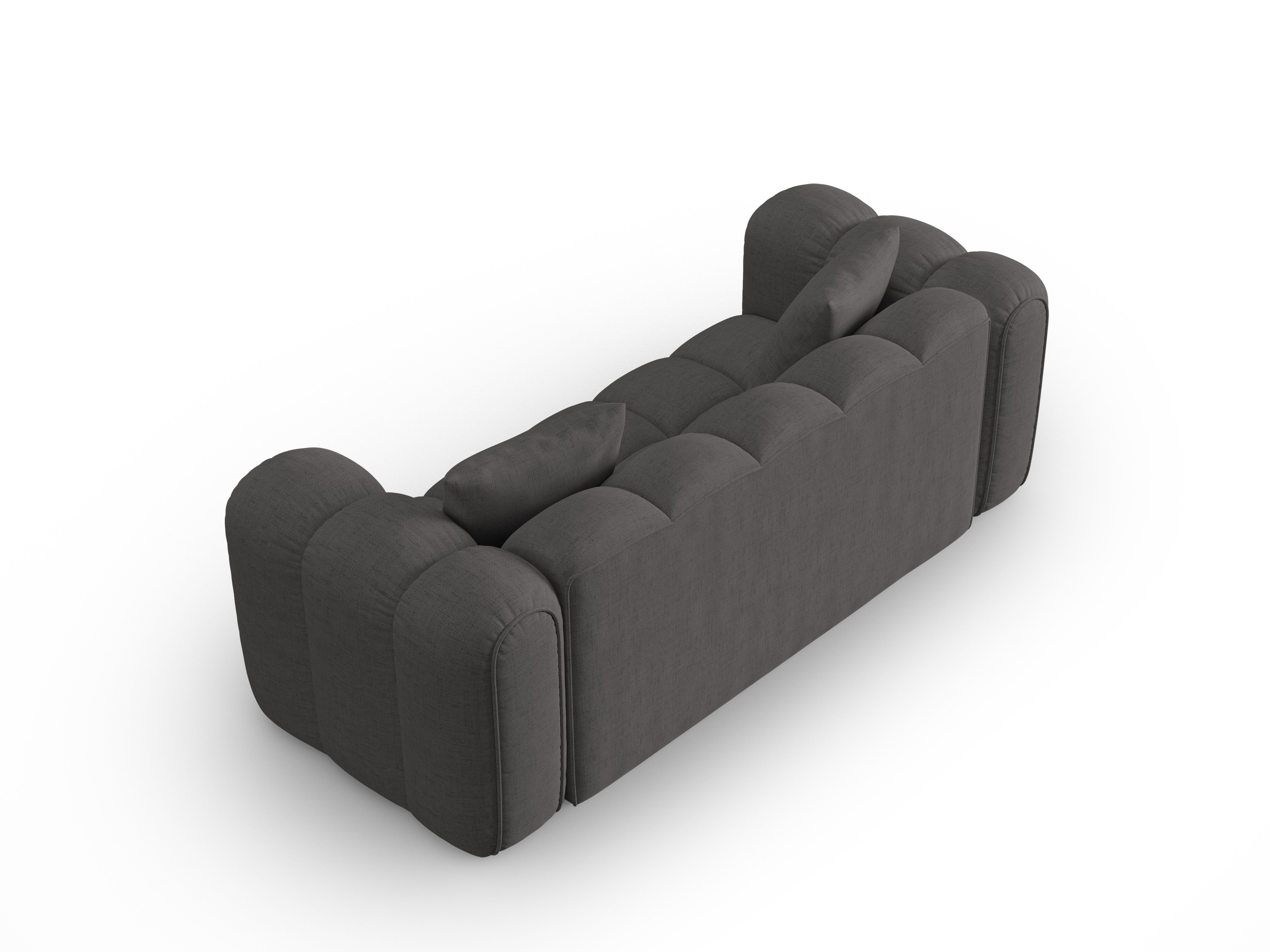 Sofa 3-zits ASTRO grijs chenille
