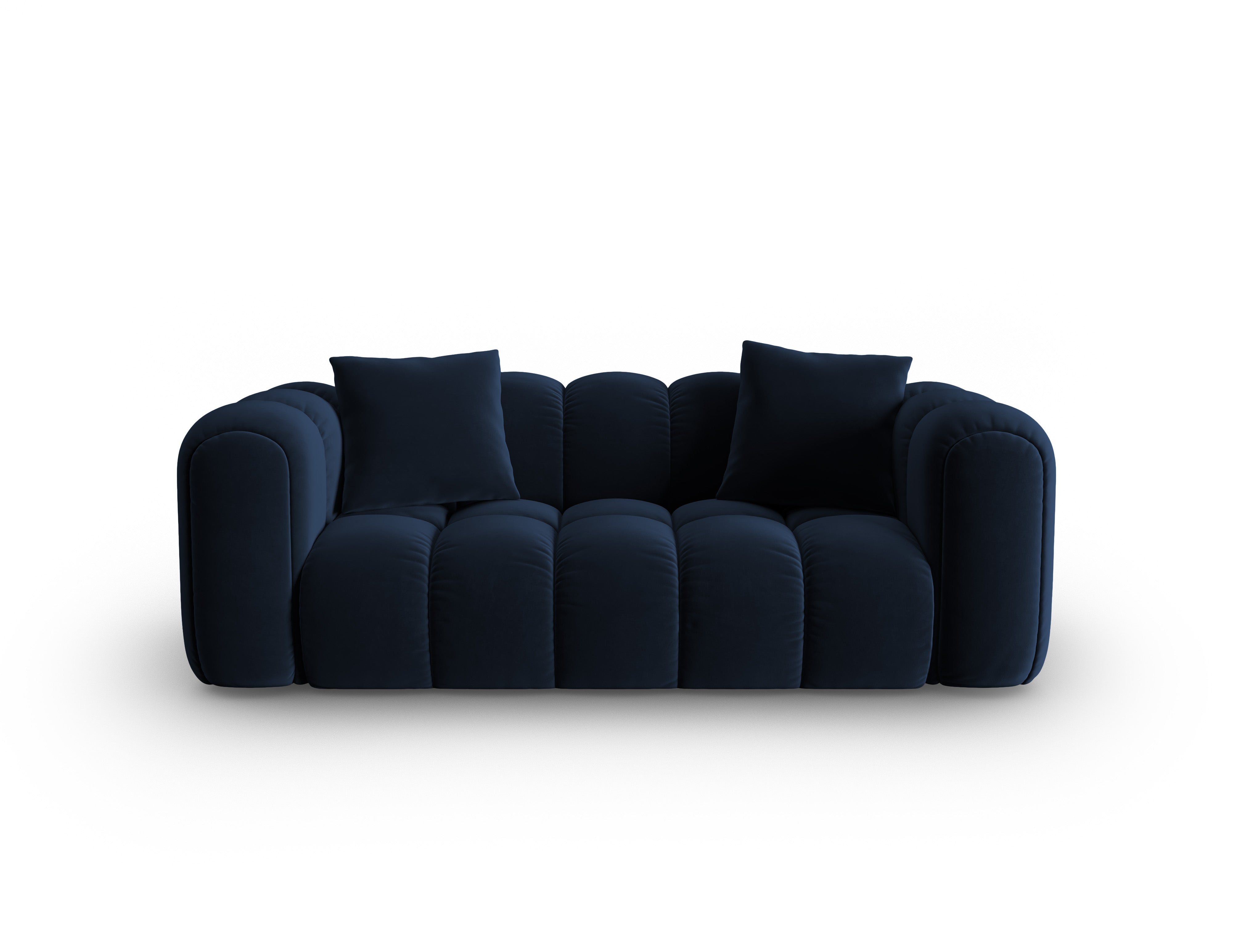 Samtsofa 3-sitzig ASTRO königsblau