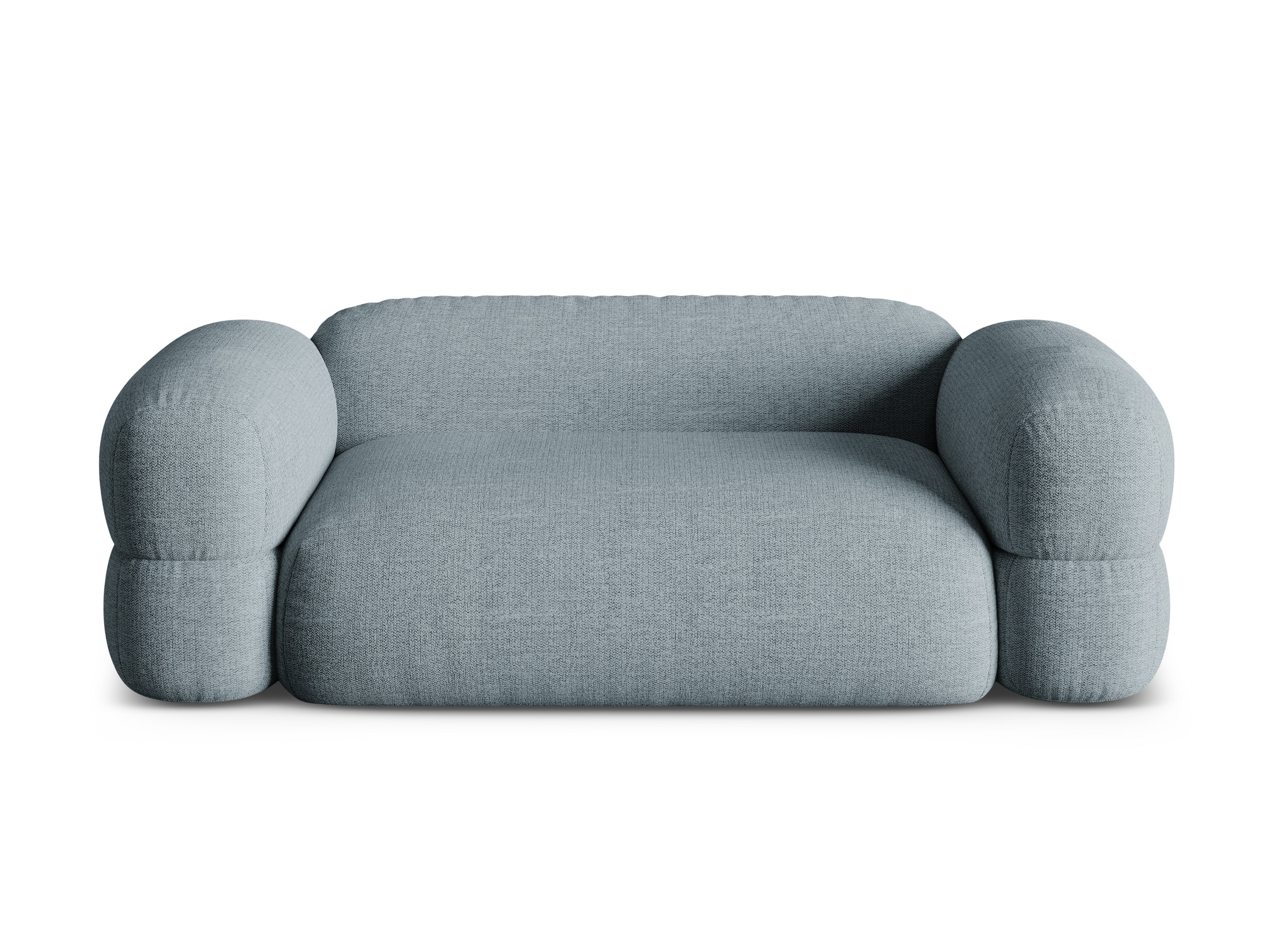 Sofa 3-zits ROGER lichtblauwe chenille