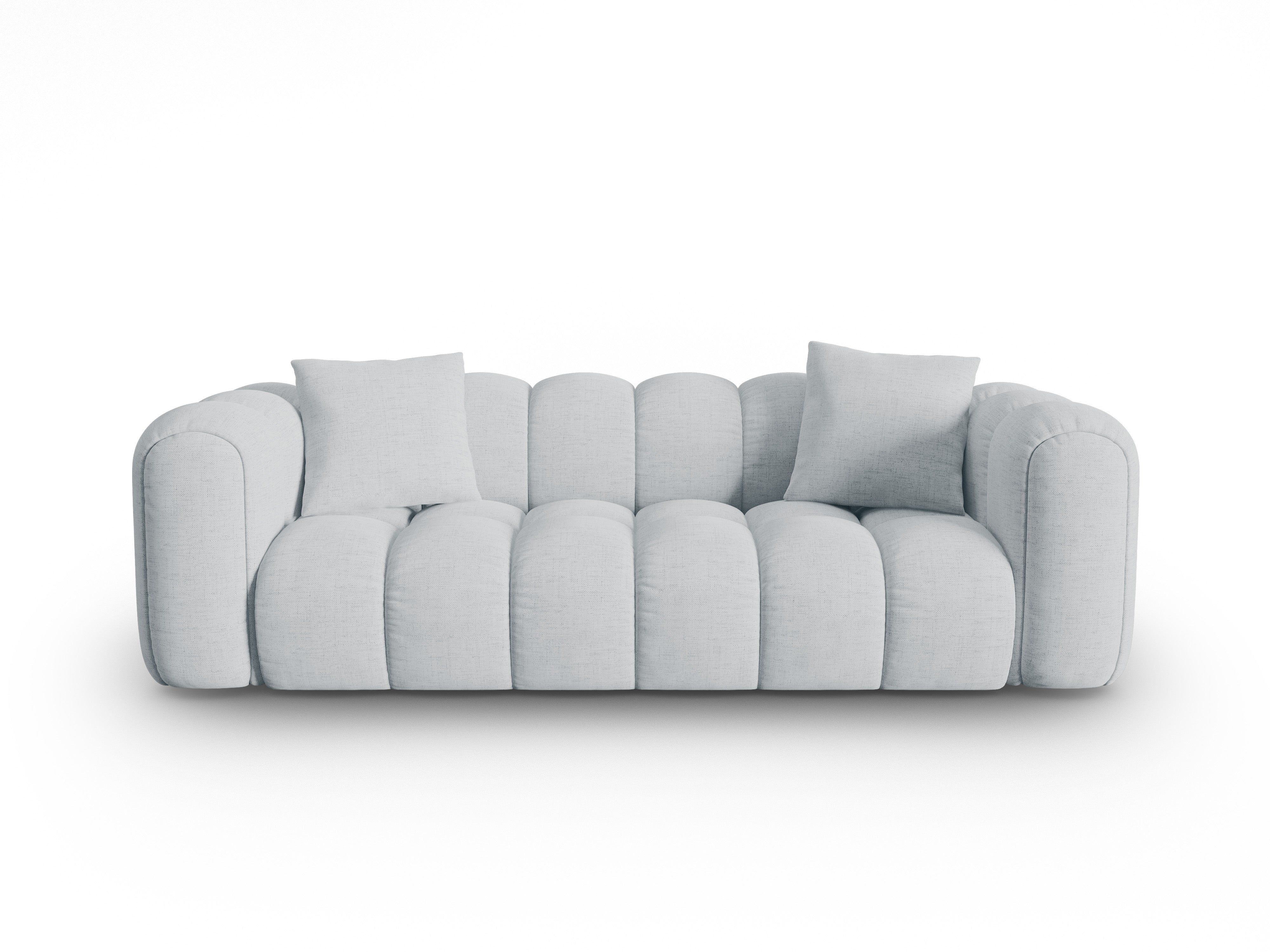 Sofa 4-persoons ASTRO lichtgrijs chenille