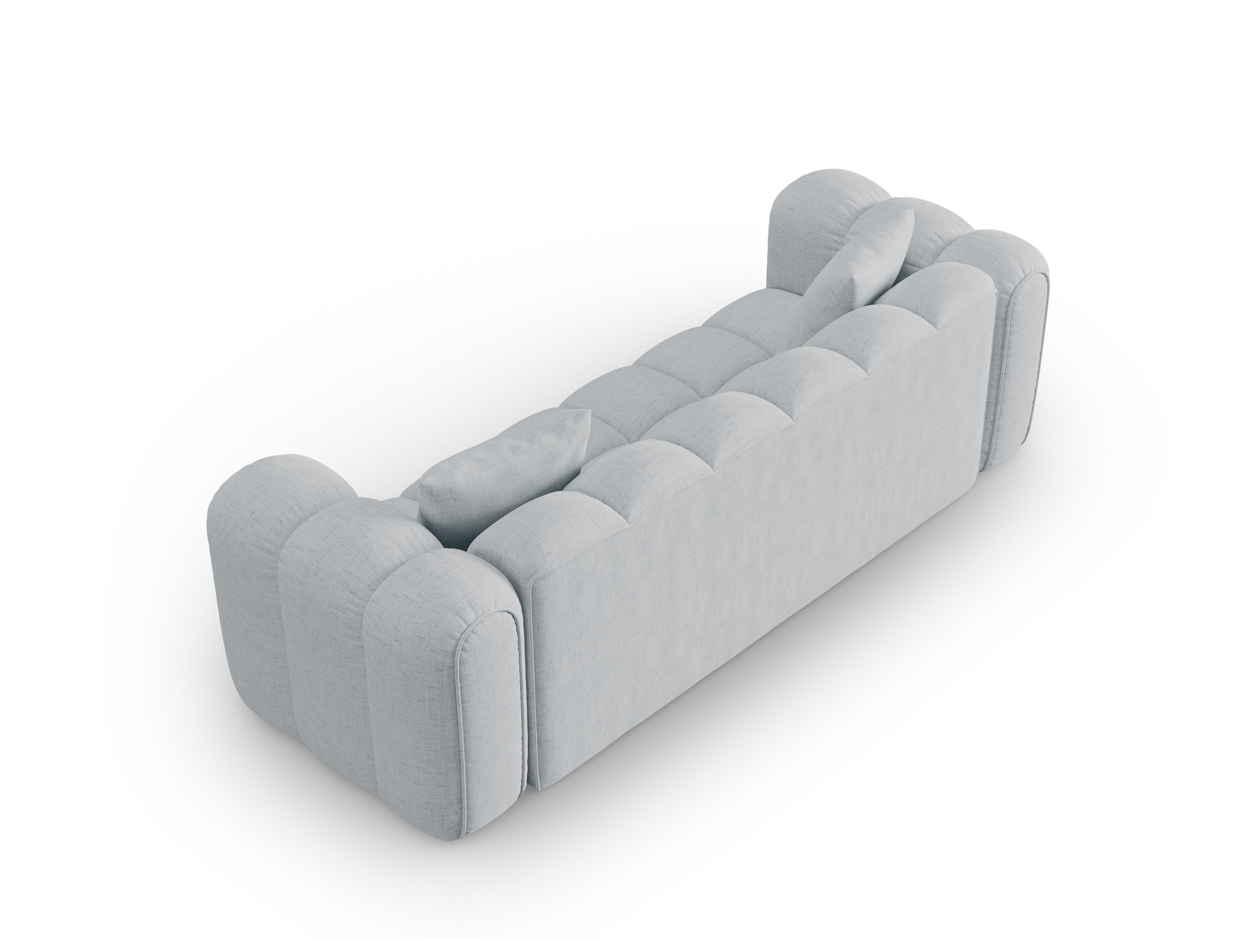 Sofa 4-persoons ASTRO lichtgrijs chenille
