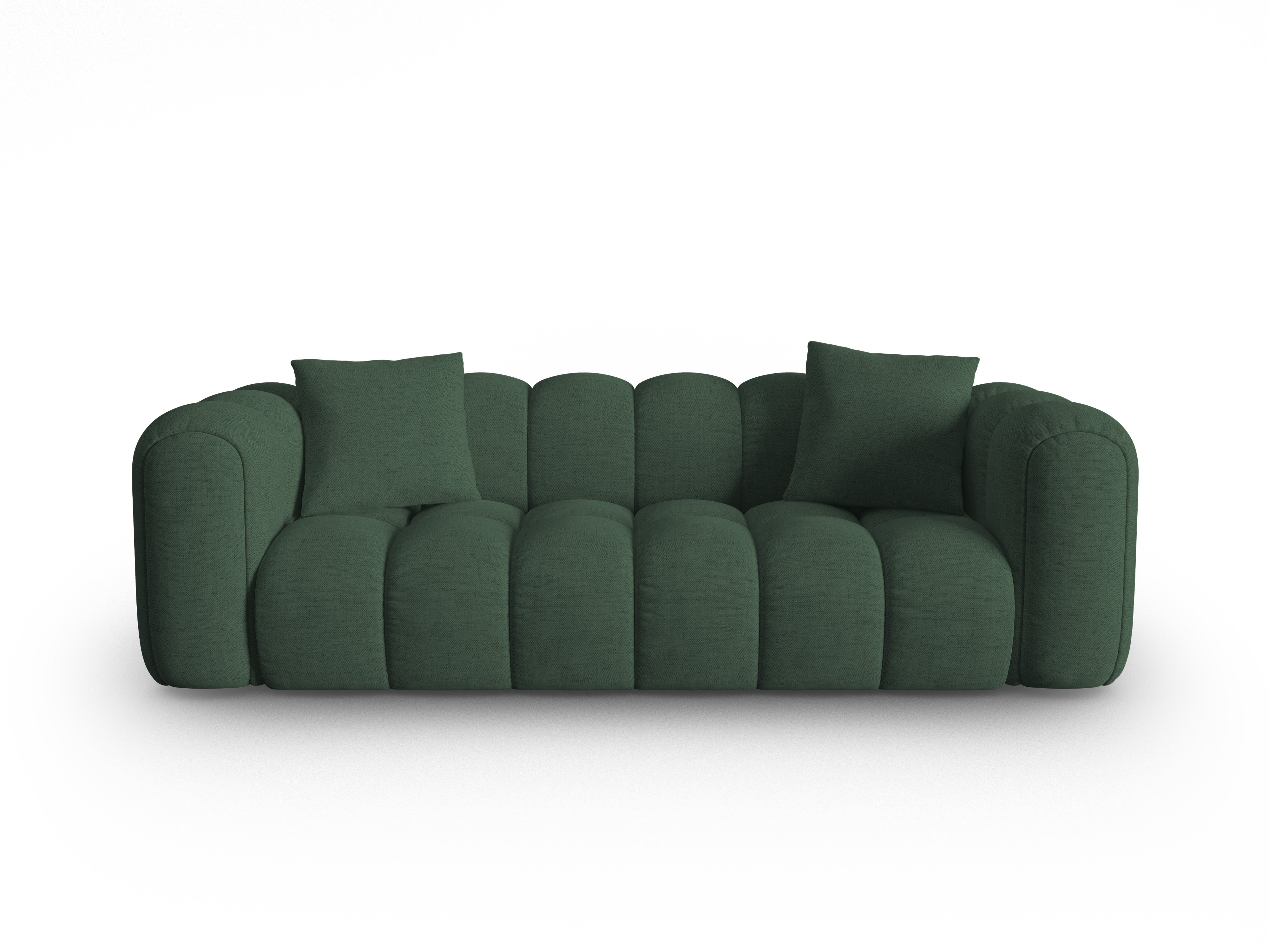 Sofa 4-persoons ASTRO zeegroene chenille