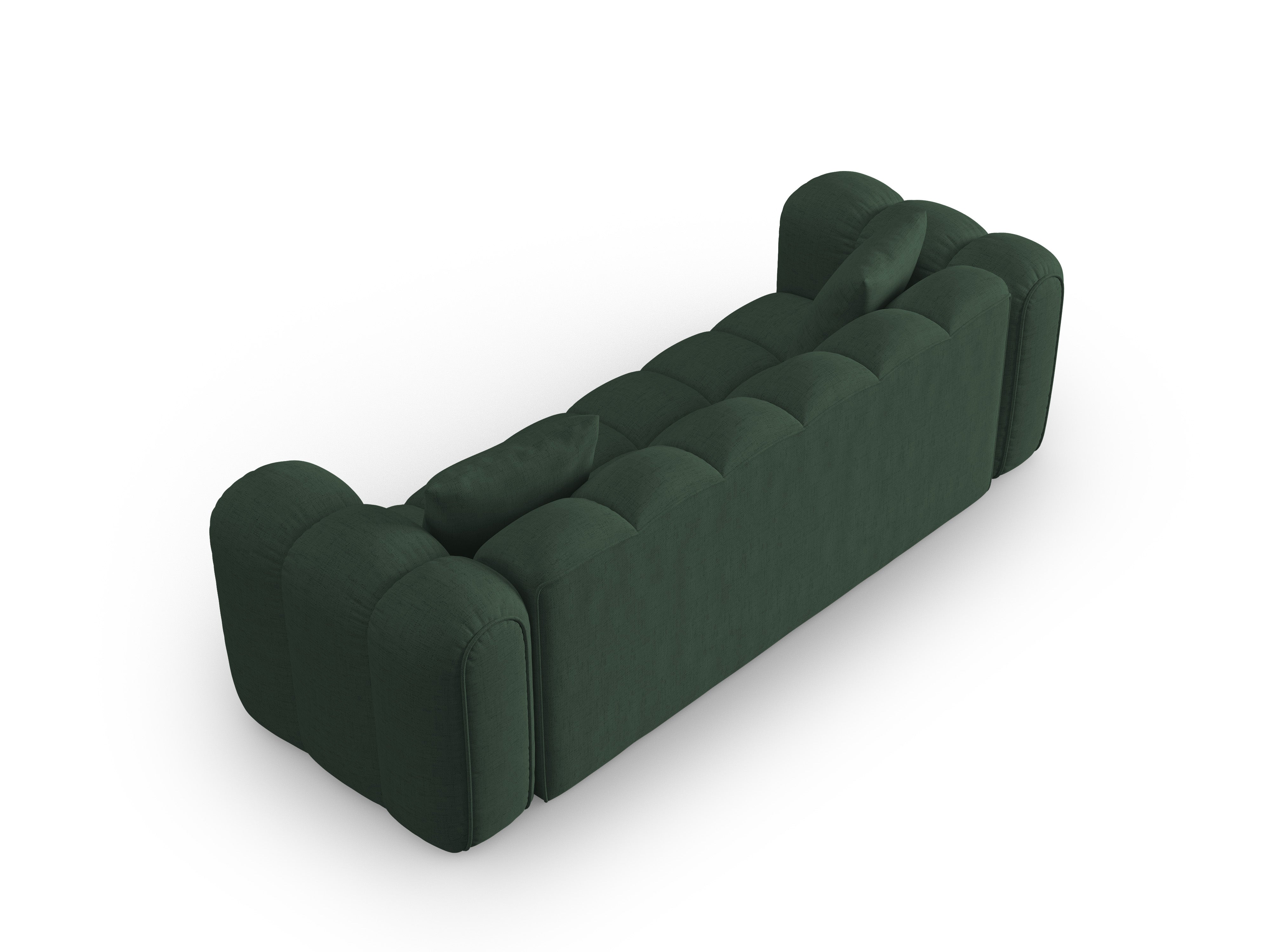 Sofa 4-persoons ASTRO zeegroene chenille