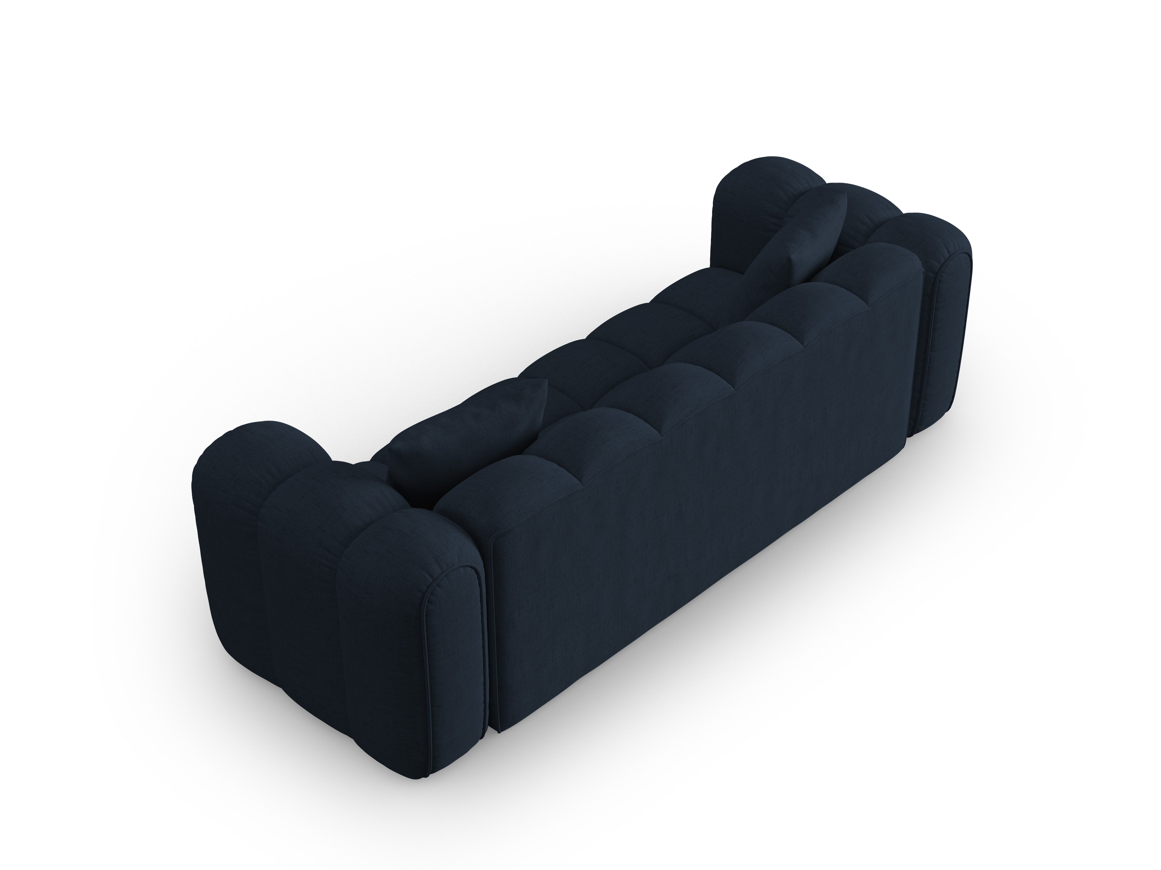 Sofa 4-Sitzer ASTRO königsblau Chenille