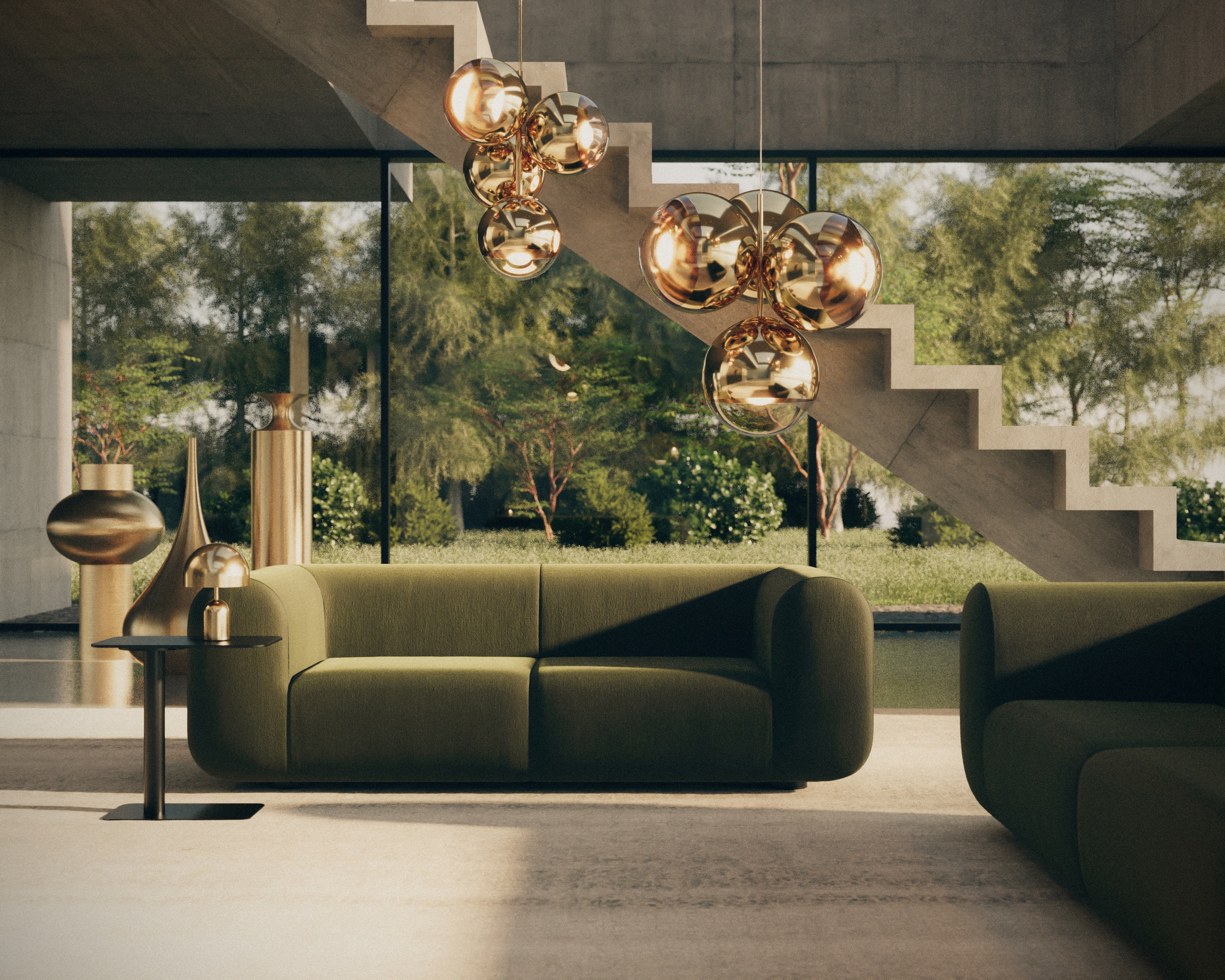 Sofa 2,5-zits PLUMP gestoffeerd