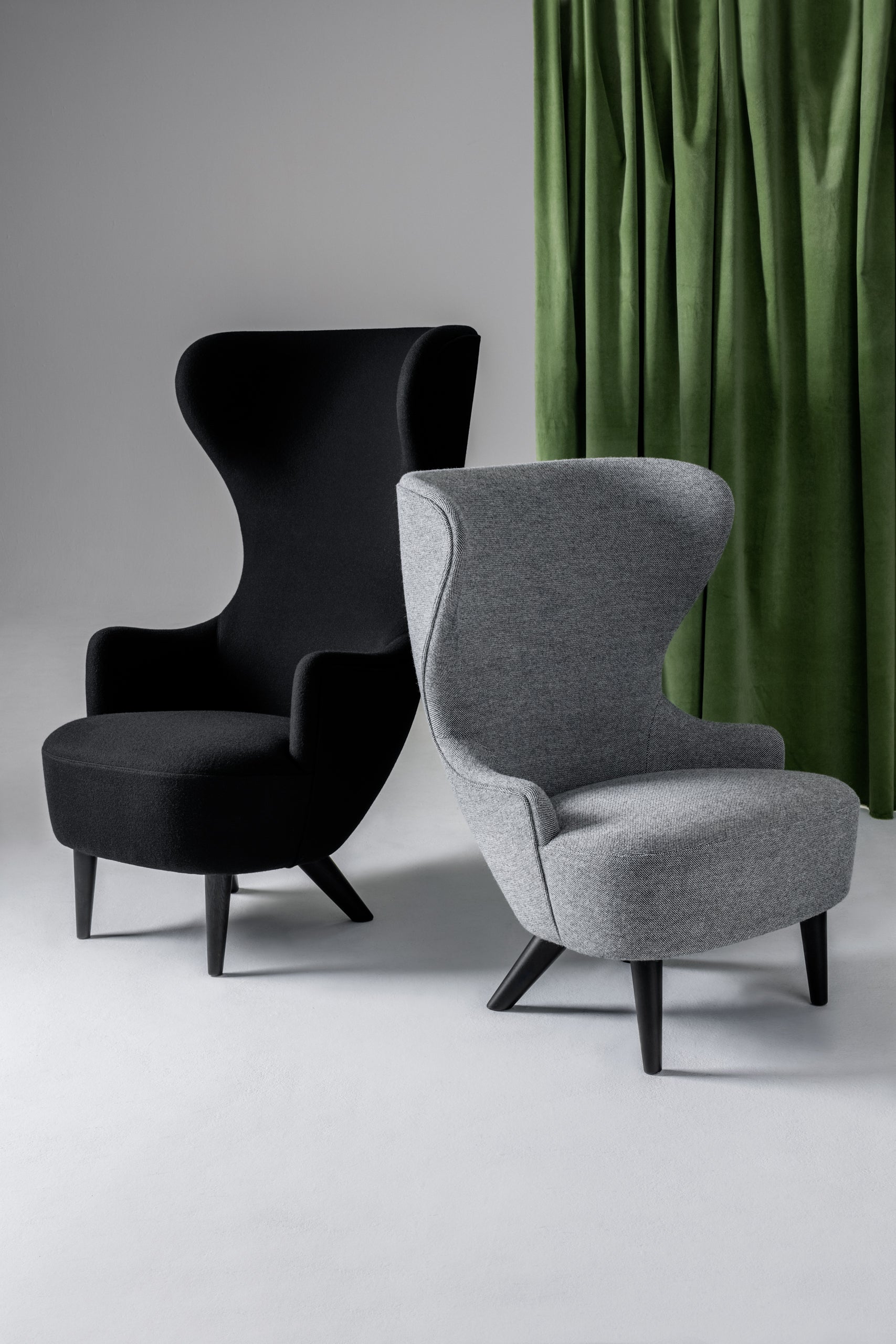 Fauteuil WINGBACK MICRO gestoffeerd