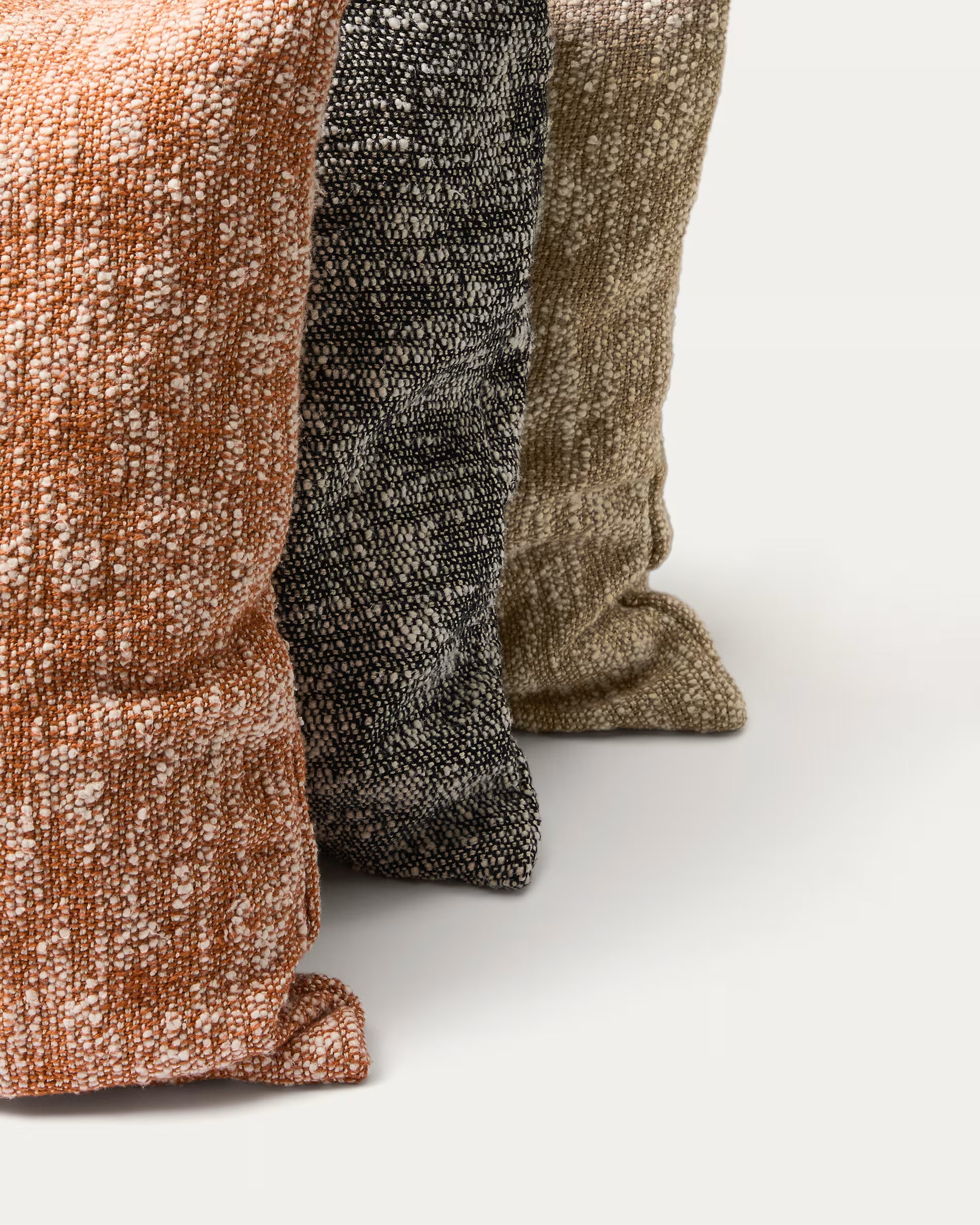 Kussenhoes MEVINA oranje met beige