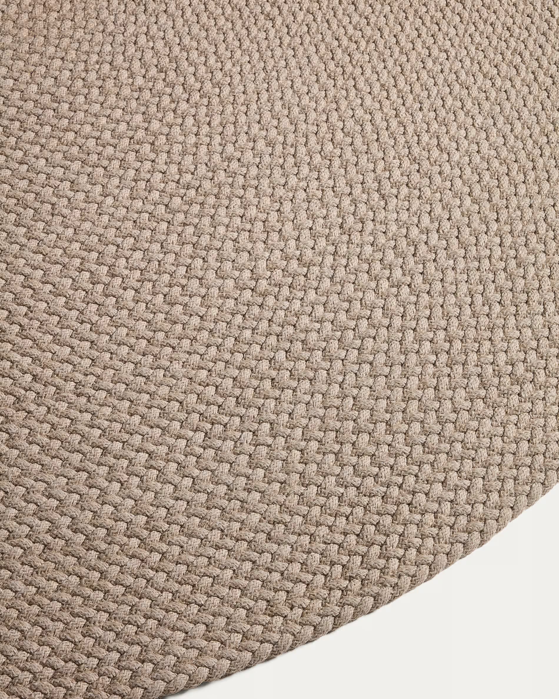 Runder Outdoor-Teppich DESPAS beige