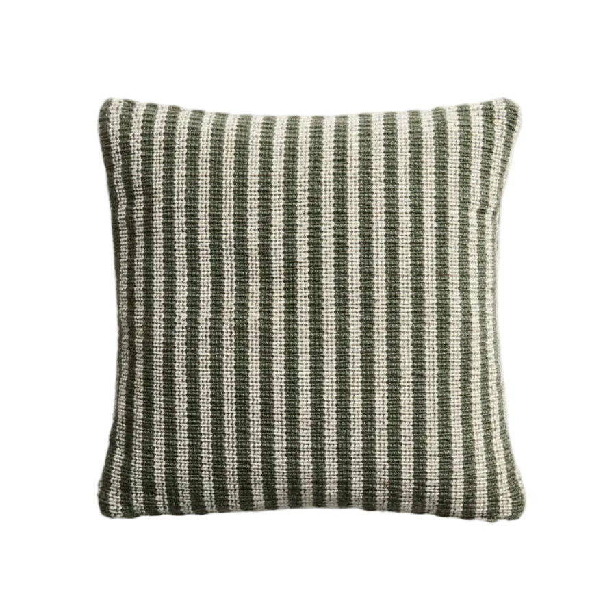Kussenhoes DIROME wit met groen