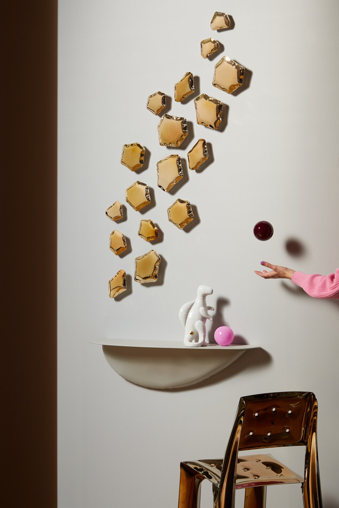 HUBA stainless steel console