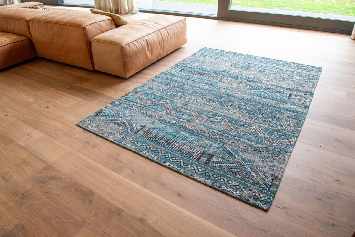KILIM ZEMMURI BLAUW tapijt