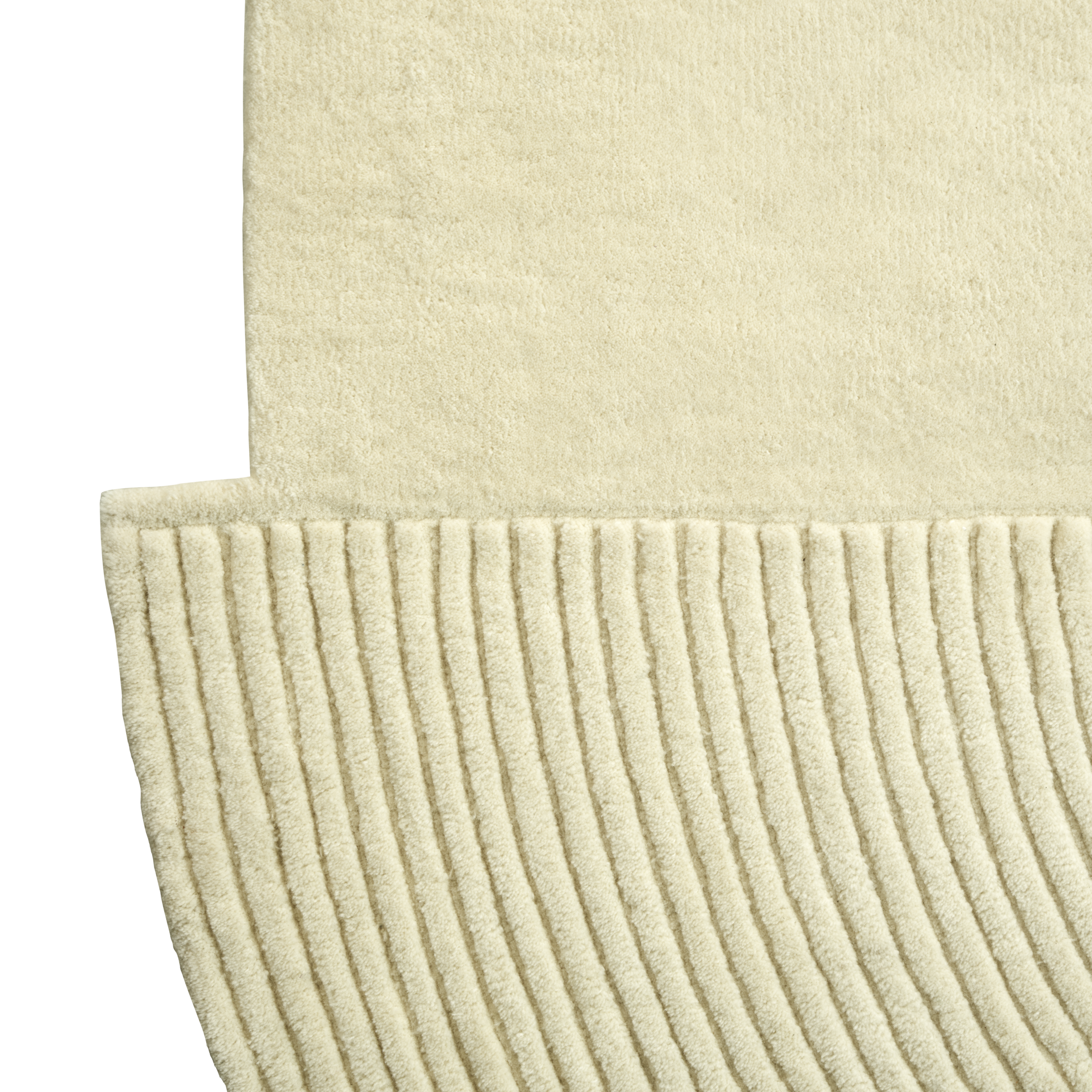 Ronde ZEN SPLIT tapijt crème