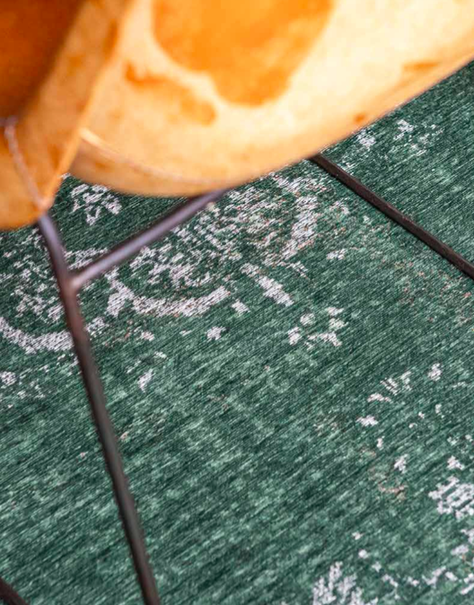 Vloerkleed MEDAILLON MAJESTIC FOREST groen