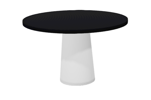 Ronde tafel CONTAINER van eikenhout