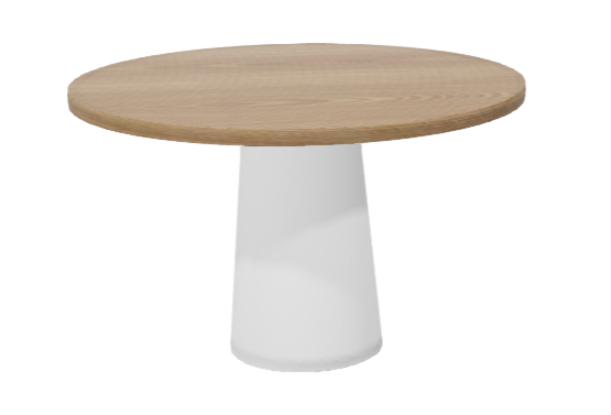 Ronde tafel CONTAINER van eikenhout